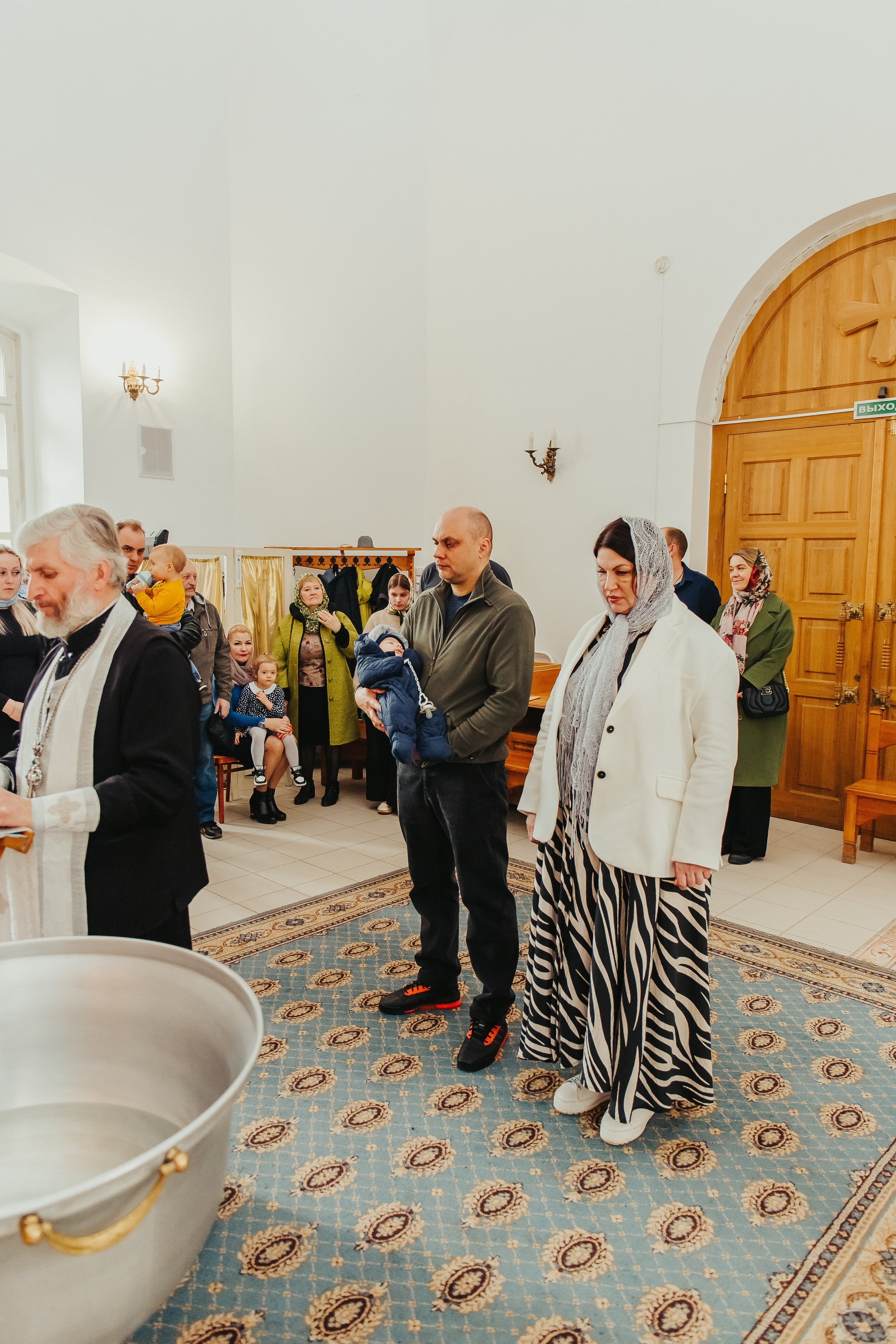 Фотосъемка крещения ребенка. Фотограф новорожденных и детский в Сергиевом Посаде Кругликова Юлия