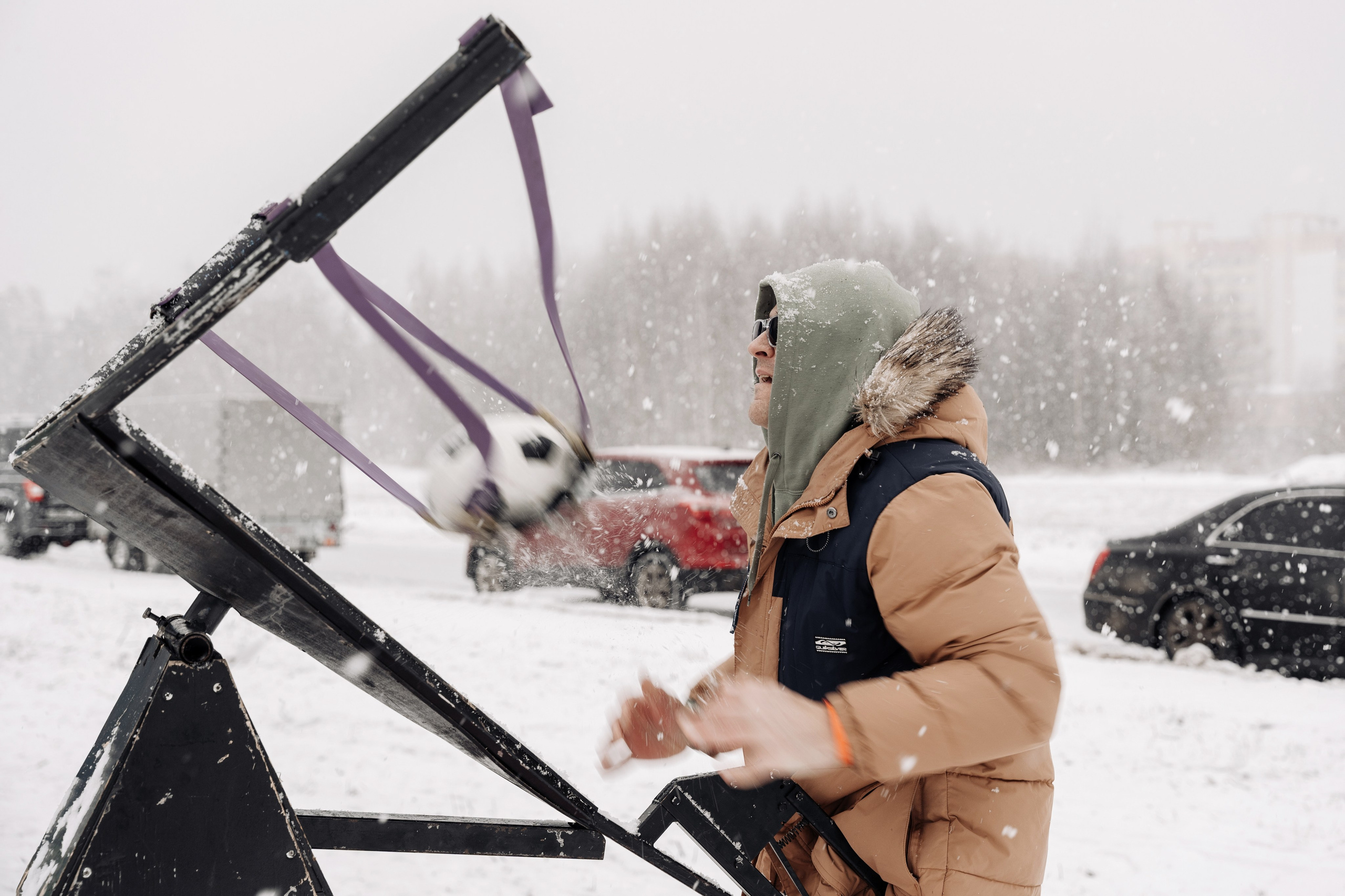 Зимние игры. Свадебные фотосессии в Москве. Фотограф Сергей Ржевский