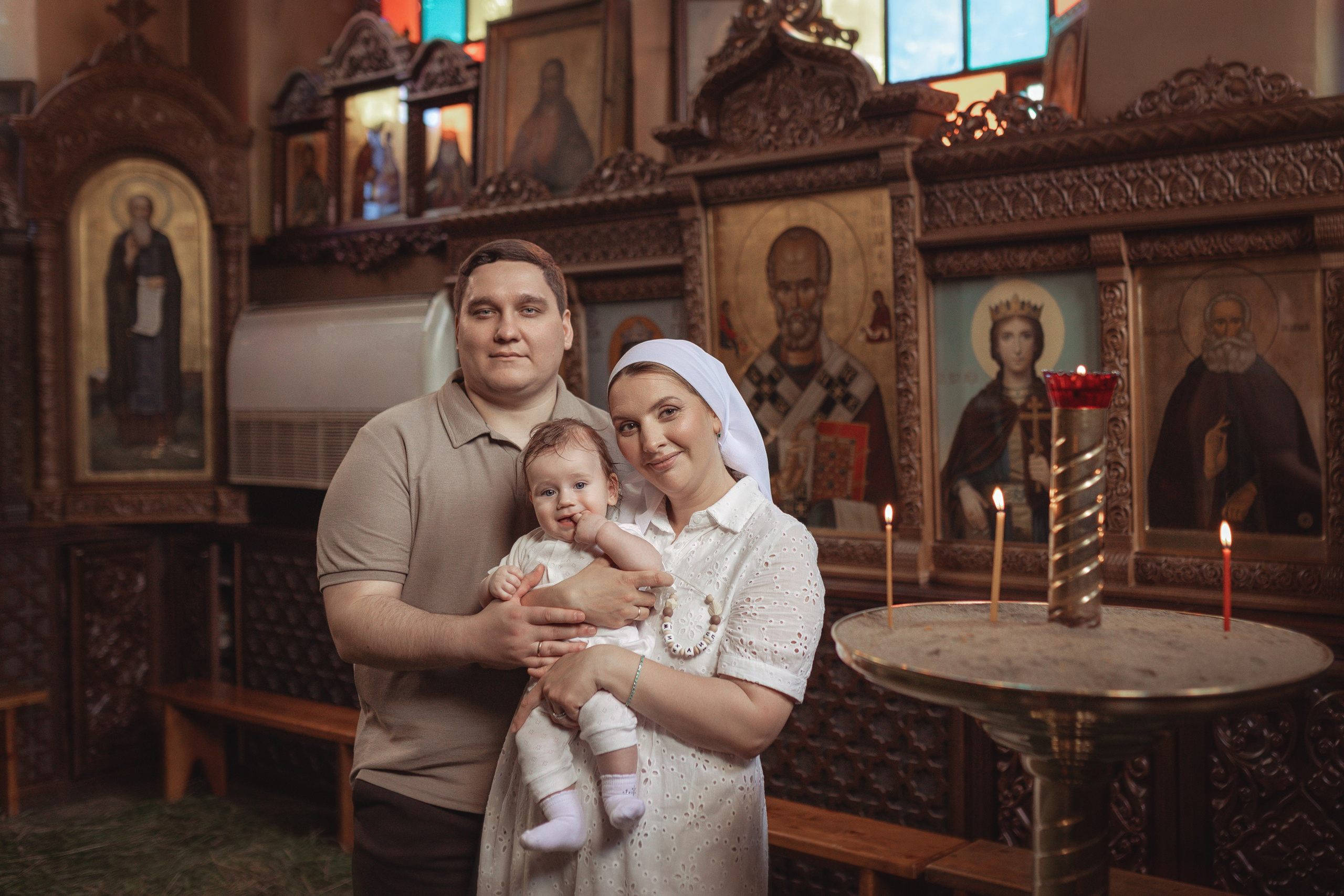 Таинство Крещения Михаила. Церковь иконы Божией Матери Всех скорбящих Радость г. Краснодар. Фотограф на Крещение и Венчание Краснодарский край — Гранкина Юлия