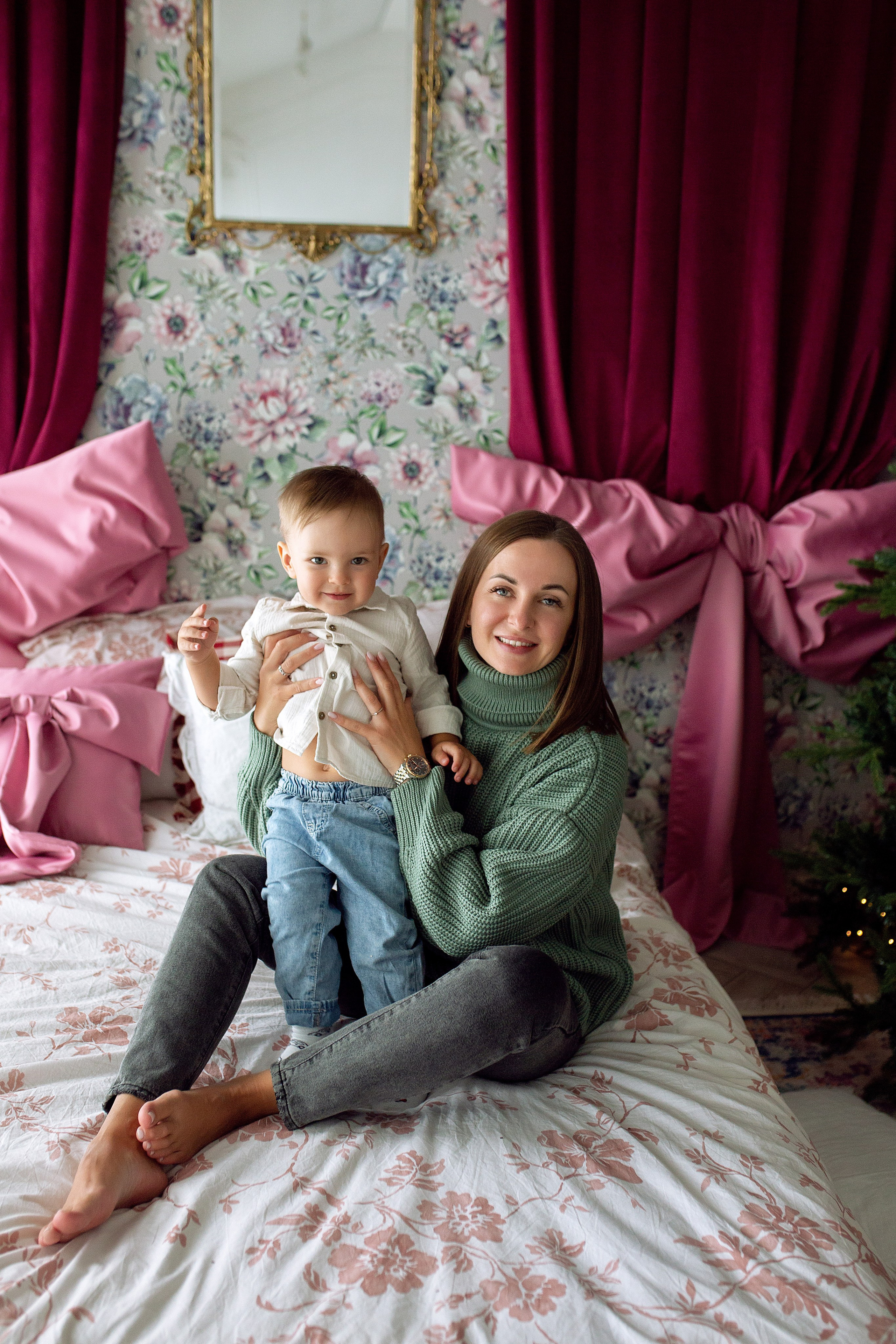 РОМА новогодняя фотосессия. Фотограф новорожденных Оксана Полевская