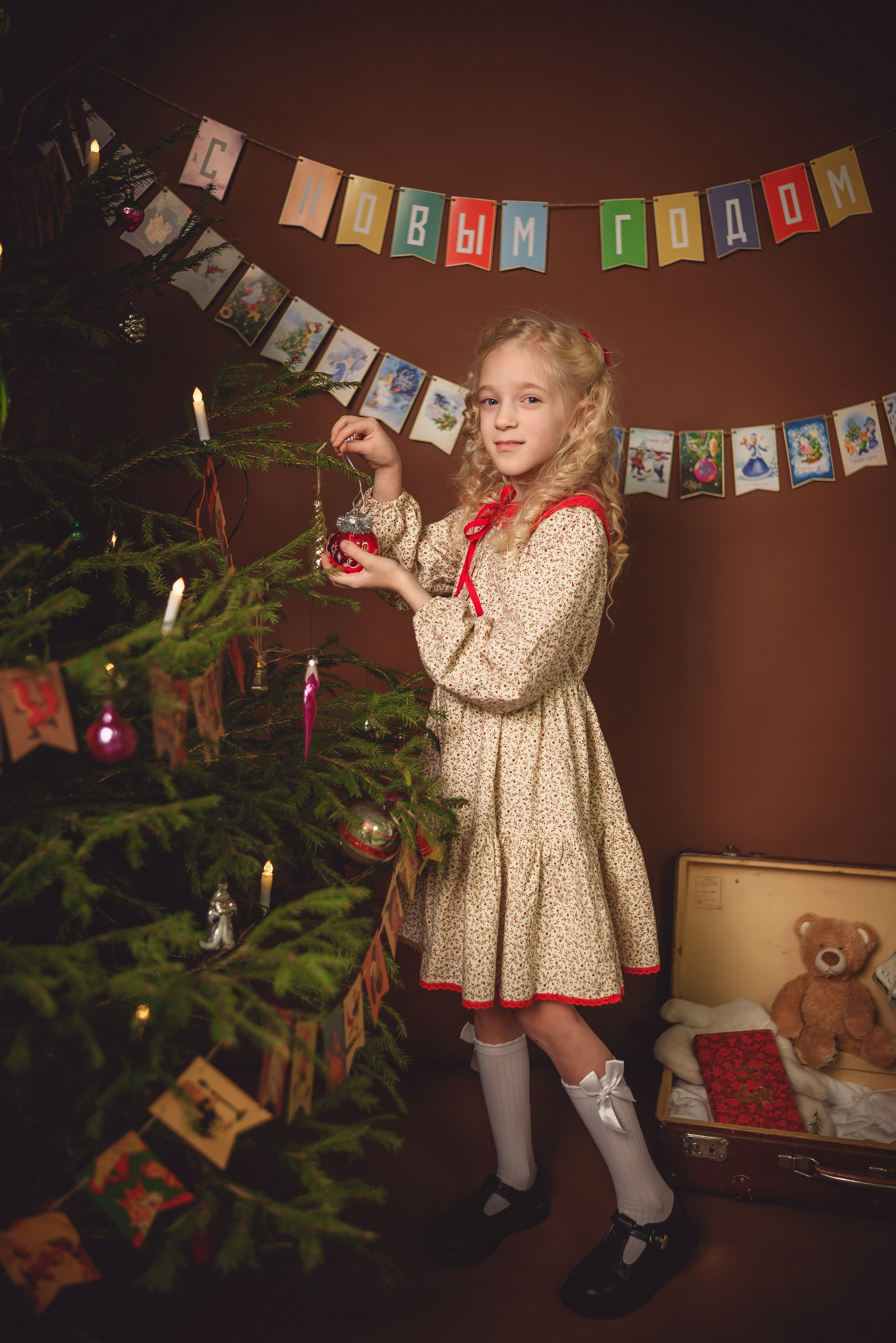 Рэтро Новый год. Фотограф Екатерина Шишкина. Питкяранта. Карелия