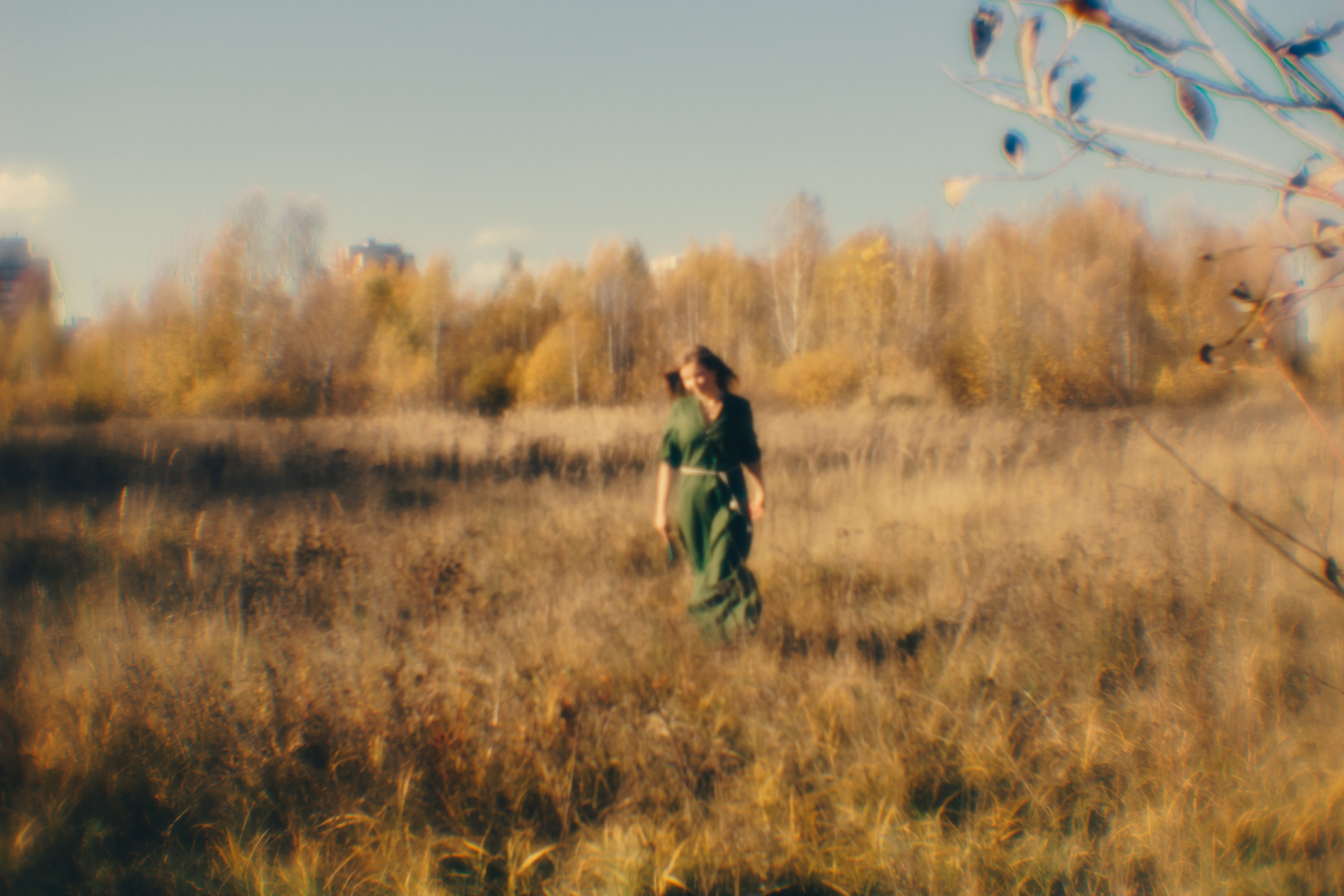 Осенняя фотосессия в поле