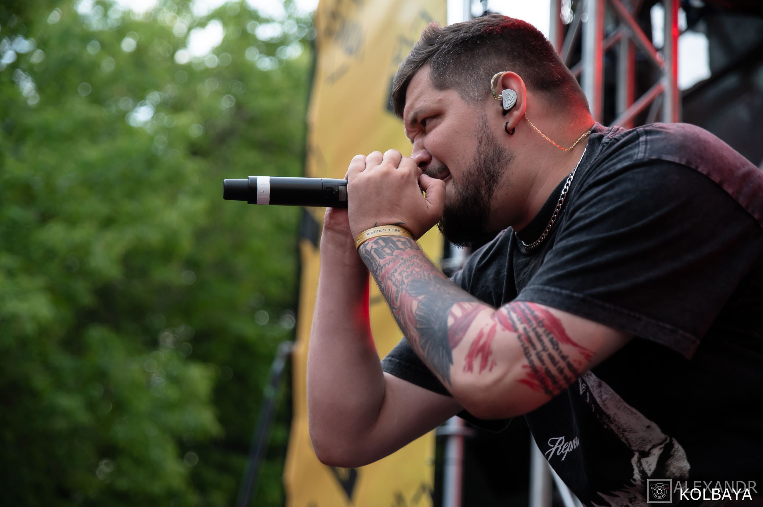 Фоторепортаж с мэшап концерта группы Черный Обелиск 4 июля 2024 года. Концертный и театральный репортажный фотограф в Москве Александр Колбая