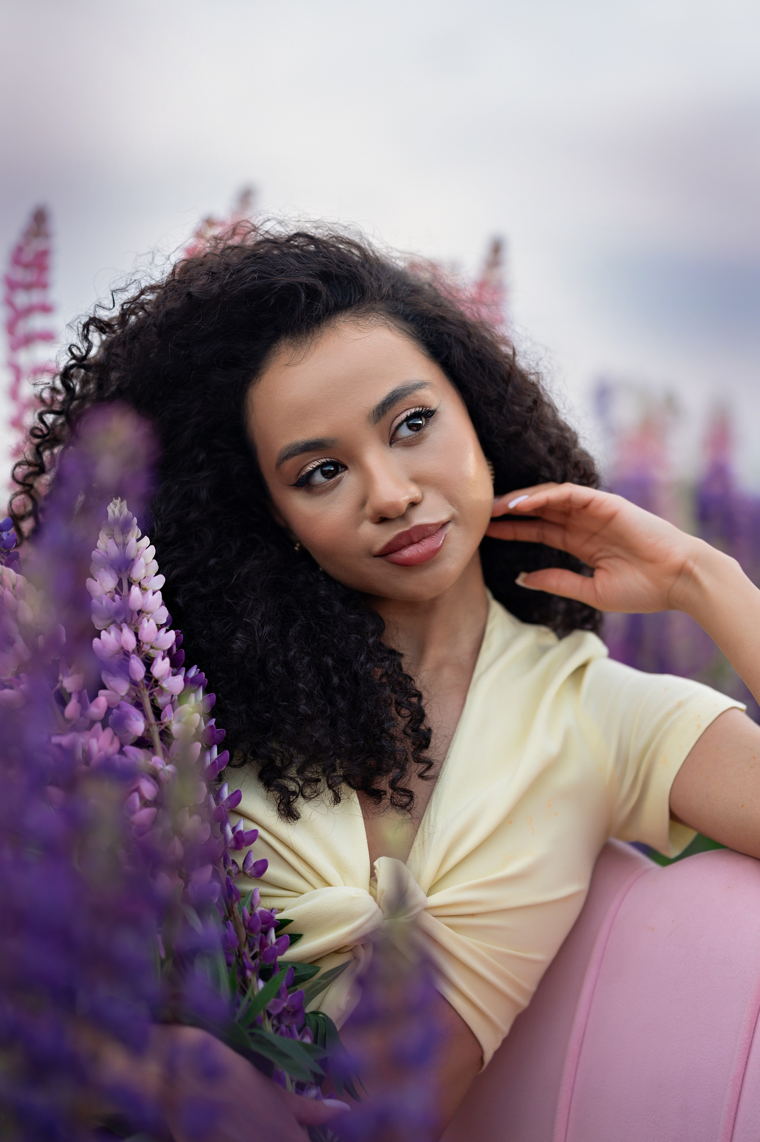 Люпиновое поле. Детский и семейный фотограф г. Москва Оксана Катаджи