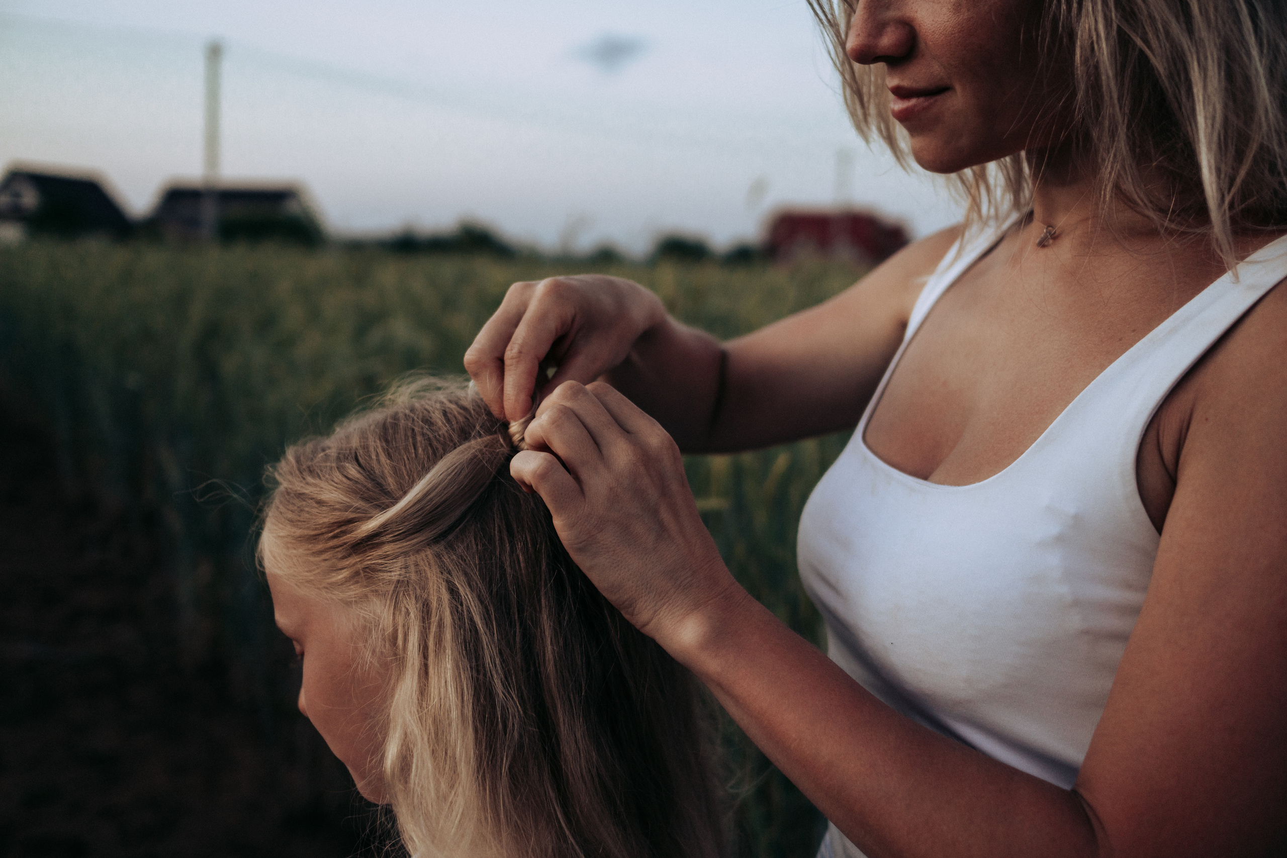 Фотосессия в поле на закате. Семейный и детский фотограф в Санкт-Петербурге Наталья Григорьева