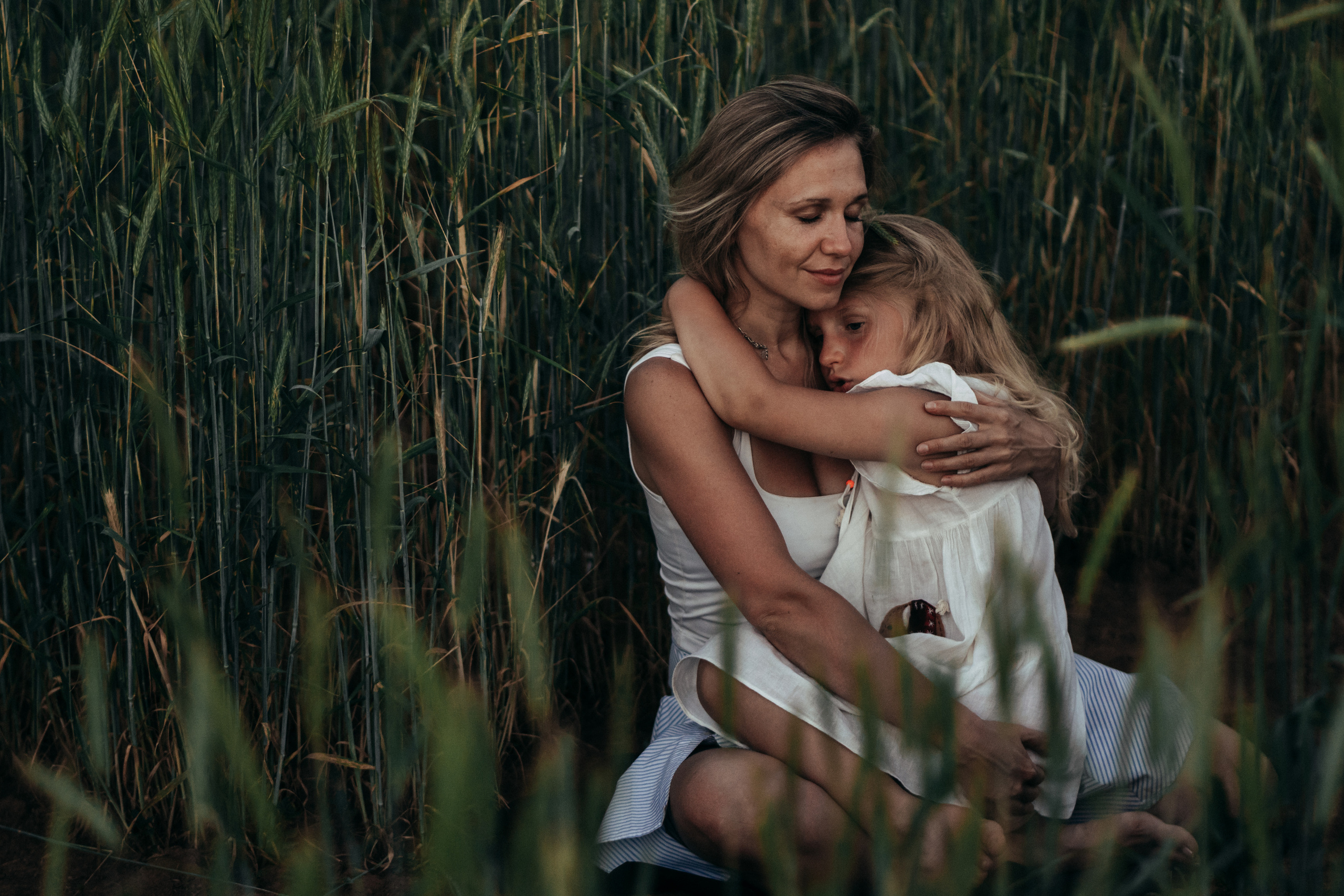 Фотосессия в поле на закате. Семейный и детский фотограф в Санкт-Петербурге Наталья Григорьева