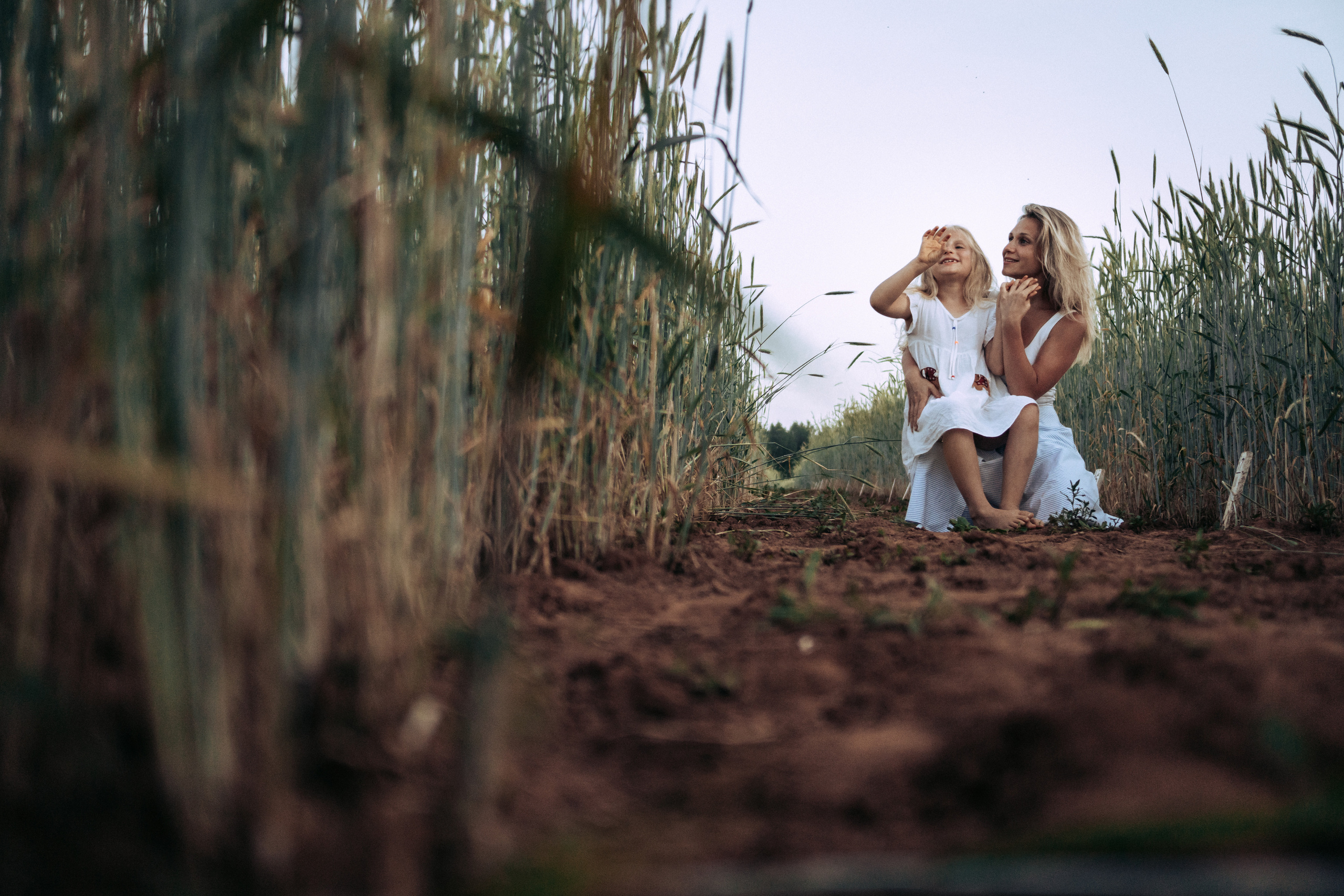 Фотосессия в поле на закате. Семейный и детский фотограф в Санкт-Петербурге Наталья Григорьева