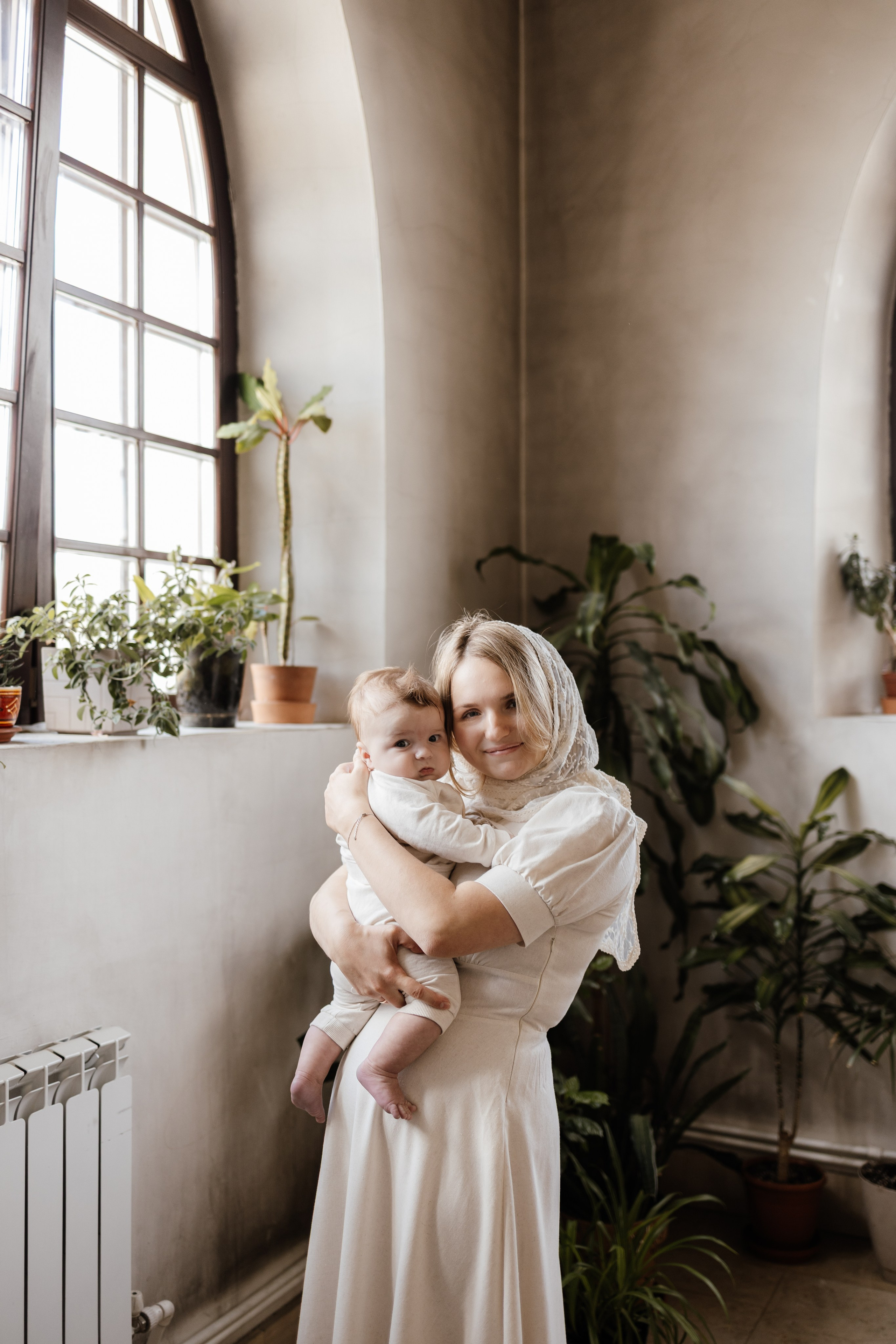 Таинство Крещения Саши. Фотограф новорождённых Newborn Москва