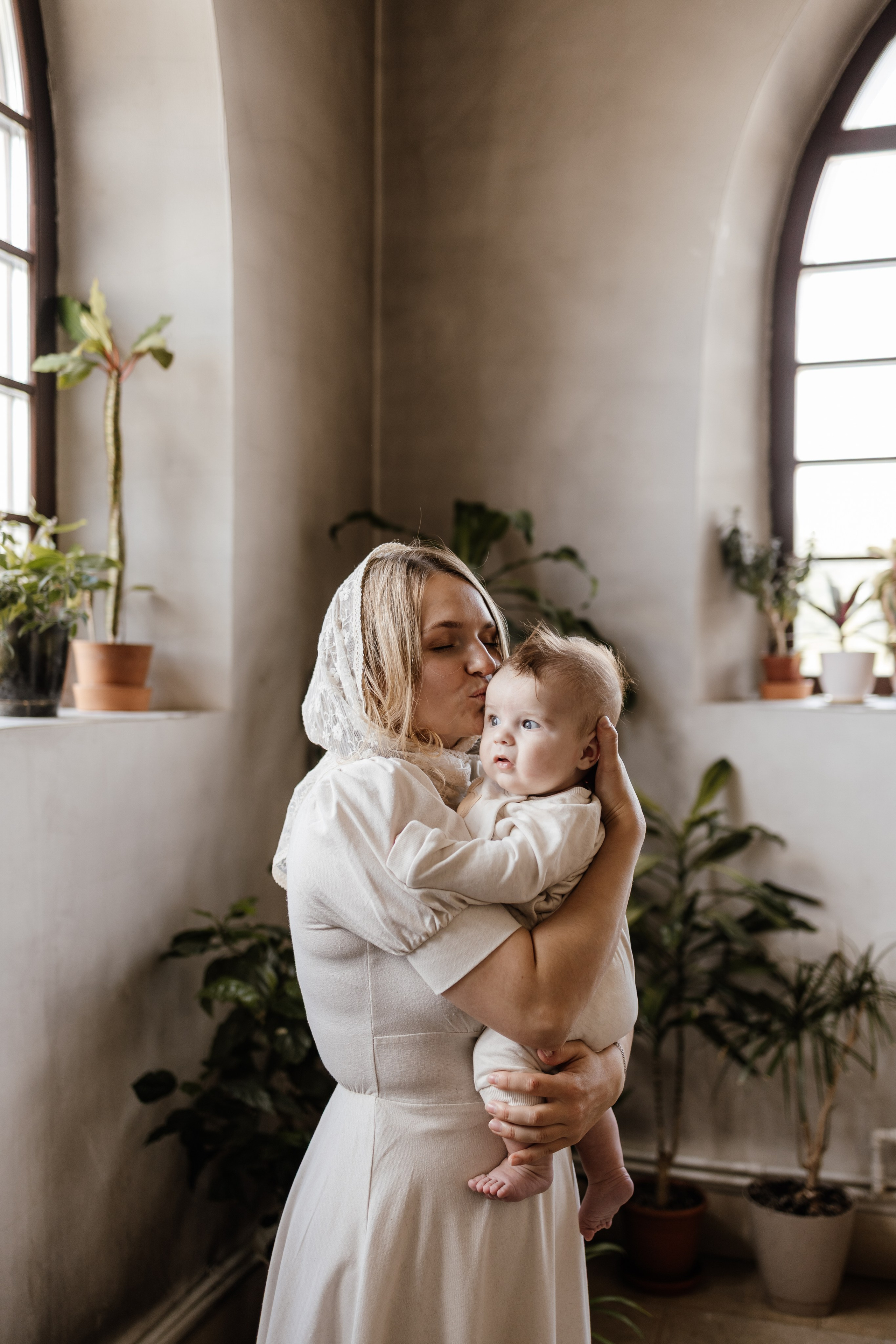 Таинство Крещения Саши. Фотограф новорождённых Newborn Москва