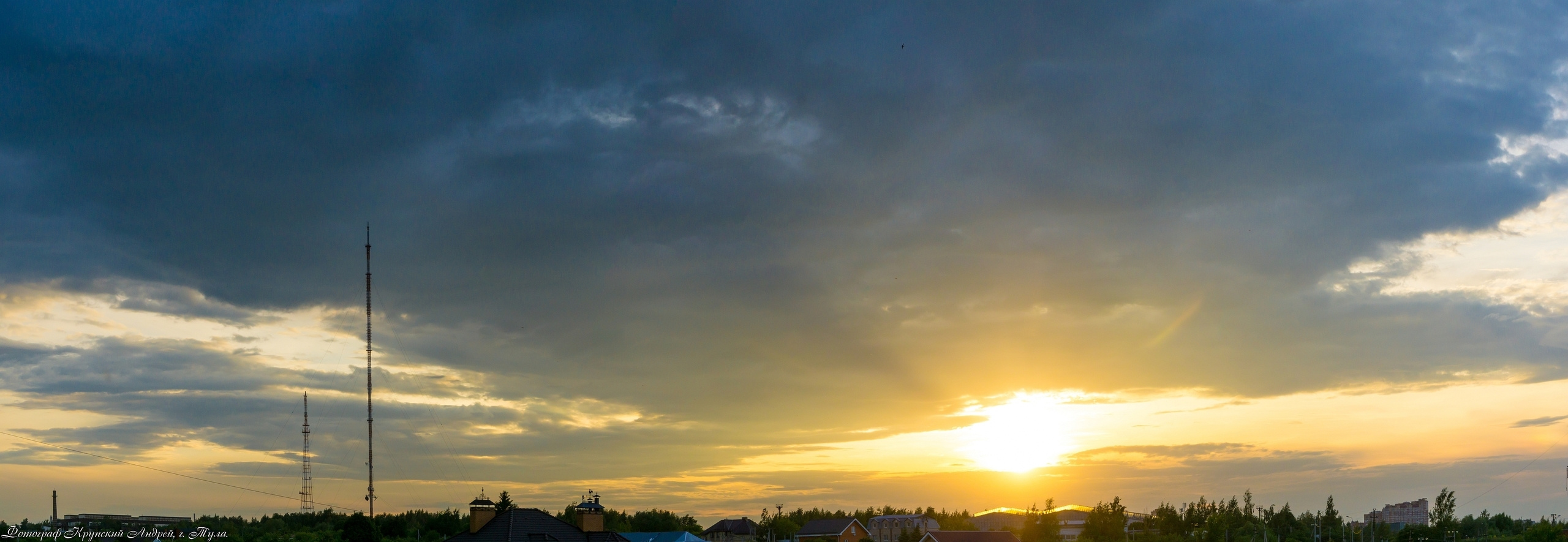 Тульский телецентр (ОРТПЦ), телебашня, телевышка. Фотограф в Туле Крупский АнДРей. Фотостудия «КАДР71» в Туле