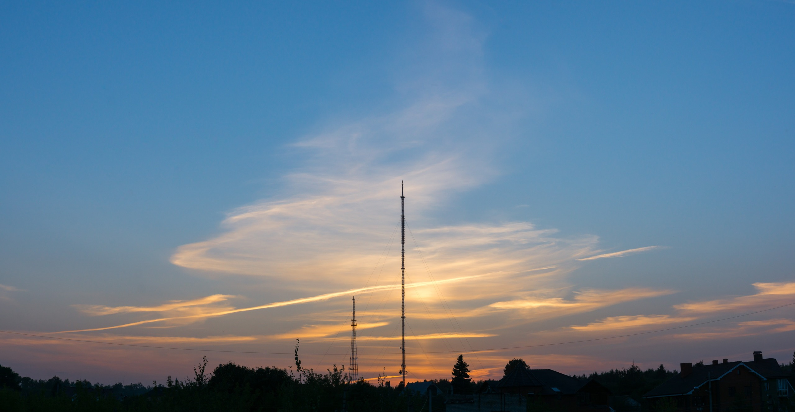 Тульский телецентр (ОРТПЦ), телебашня, телевышка. Фотограф в Туле Крупский АнДРей. Фотостудия «КАДР71» в Туле