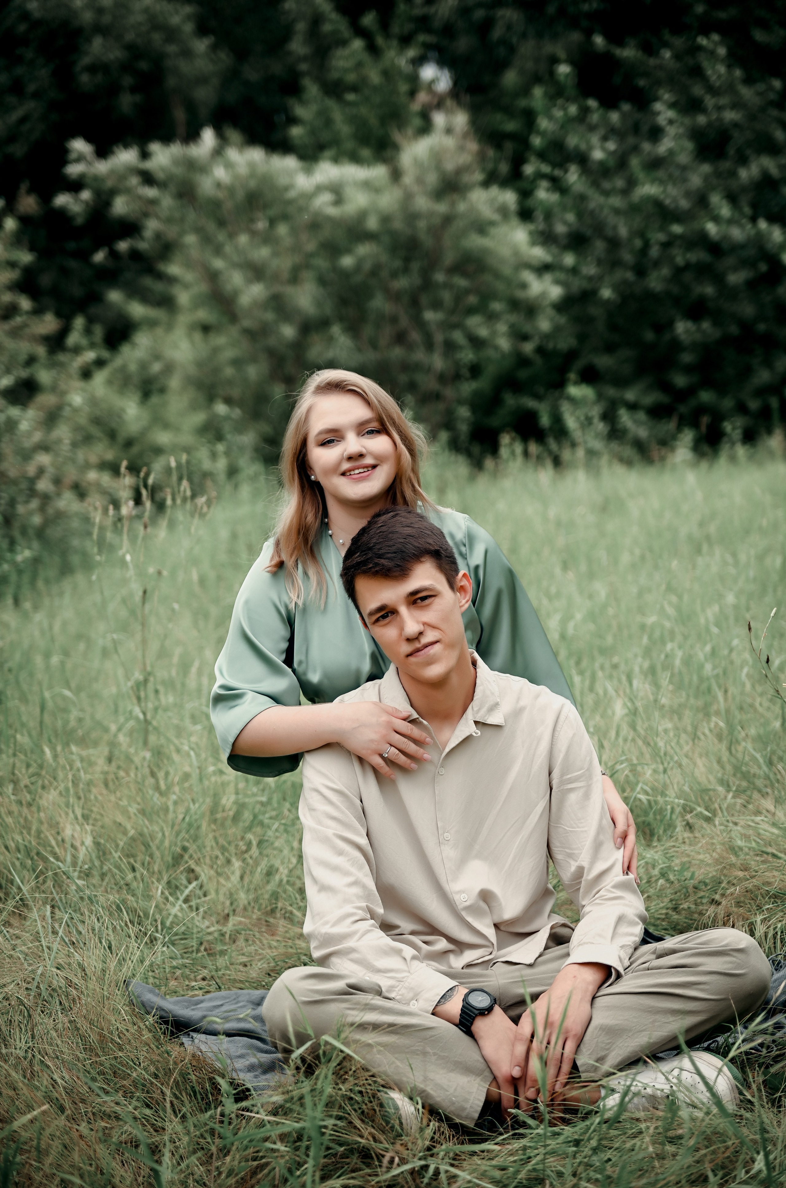 Love story прогулка вместе с песиком))). Свадебный, семейный, детский, контент фотограф в Омске Максим Ильин