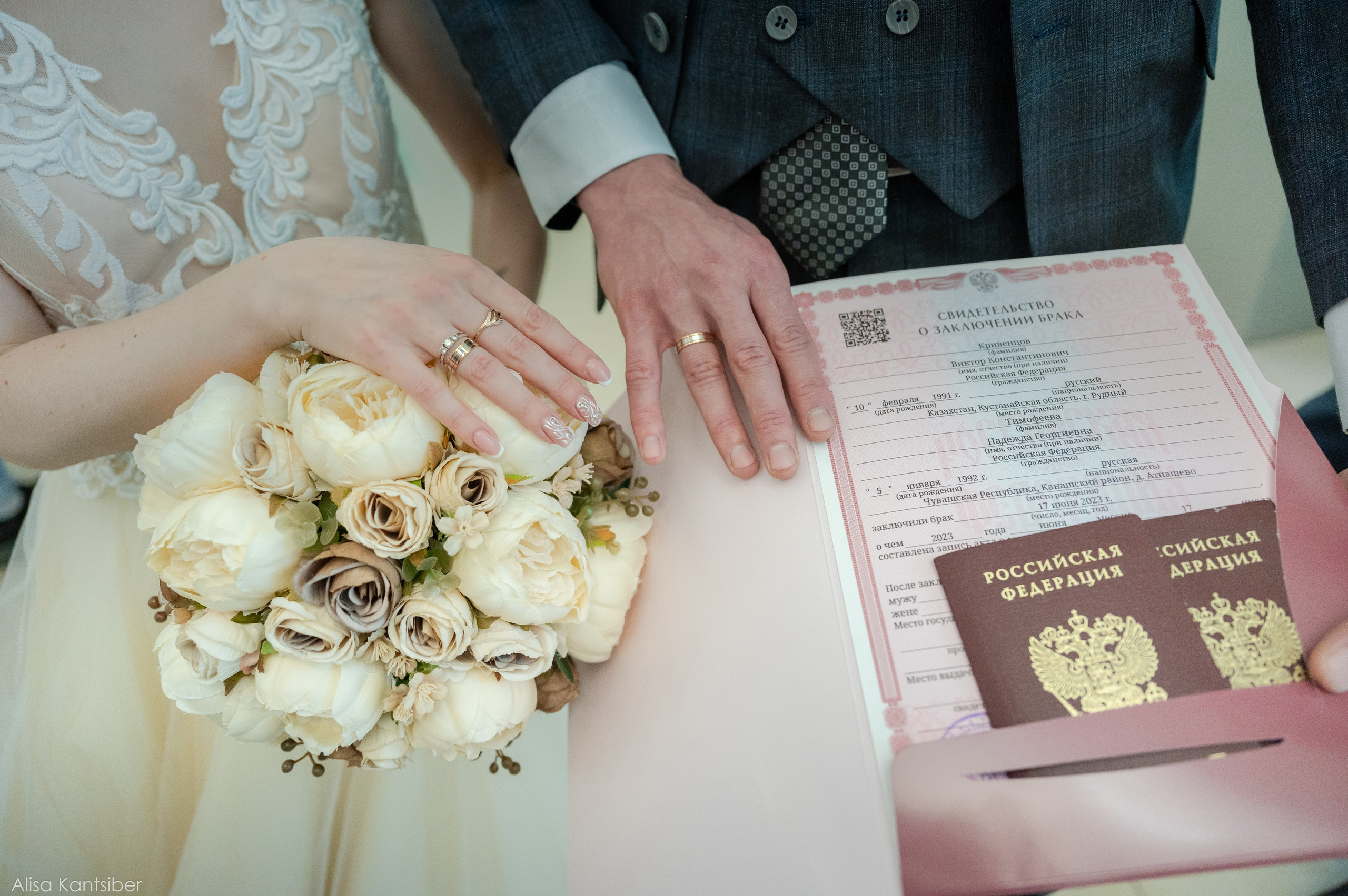 Свадебное фото. Фотограф Алиса Канцибер. Москва. Портрет, семейное фото, свадьбы