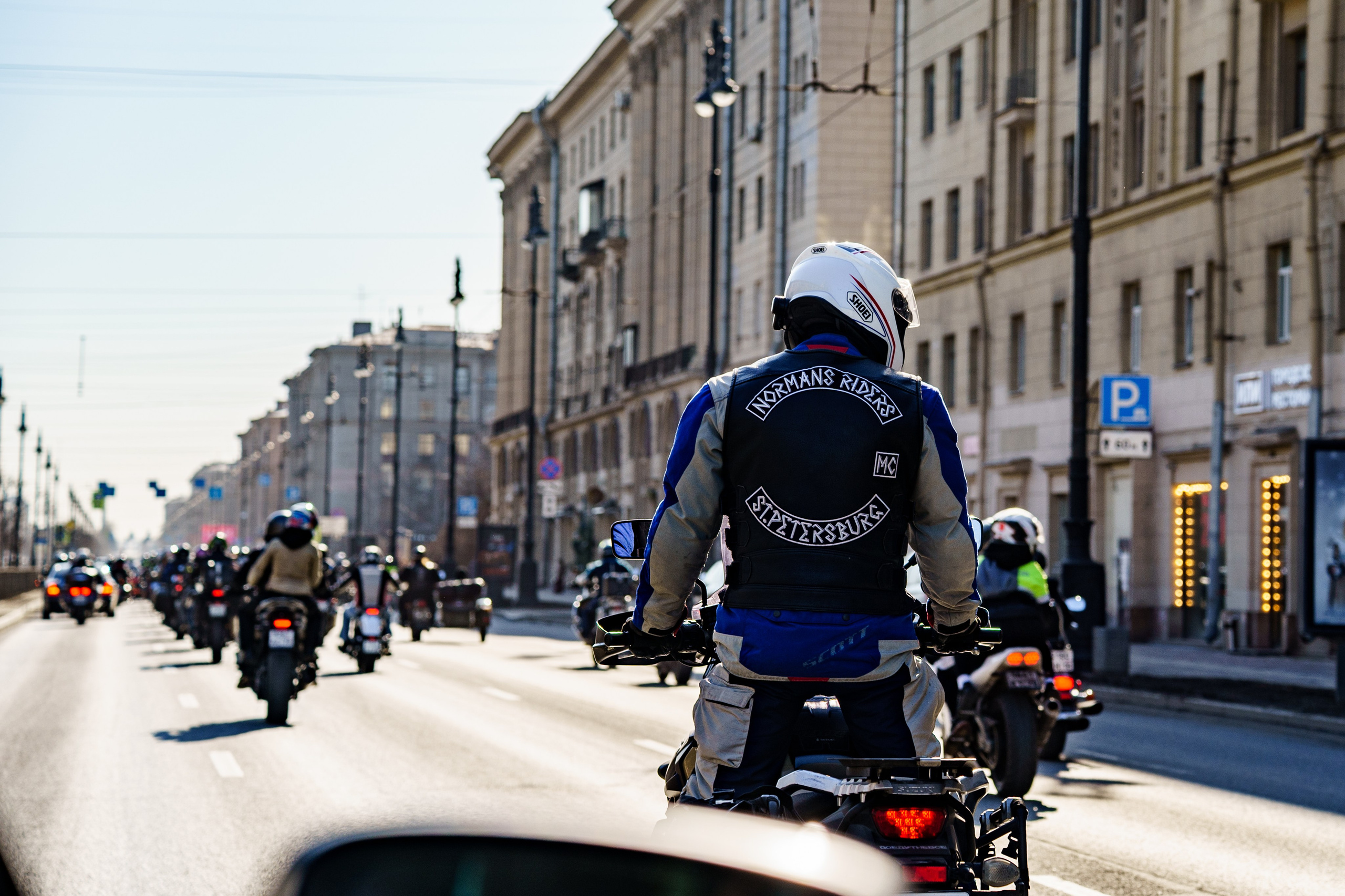 Прохват мотоклуба Norman Riders ч.1. Концертный и репортажный фотограф в Санкт-Петербурге Слава Пахомов