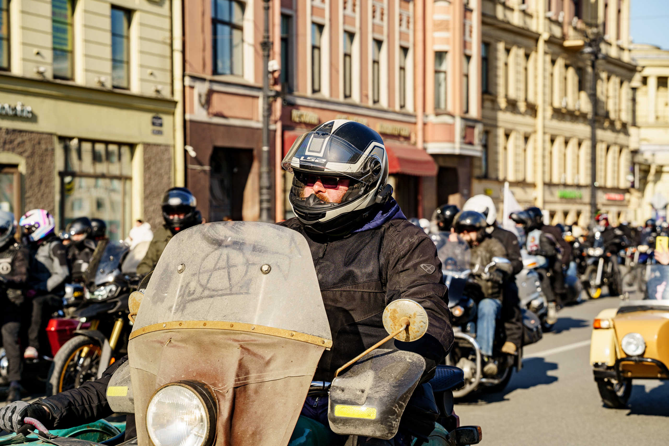 Прохват мотоклуба Norman Riders ч.1. Концертный и репортажный фотограф в Санкт-Петербурге Слава Пахомов