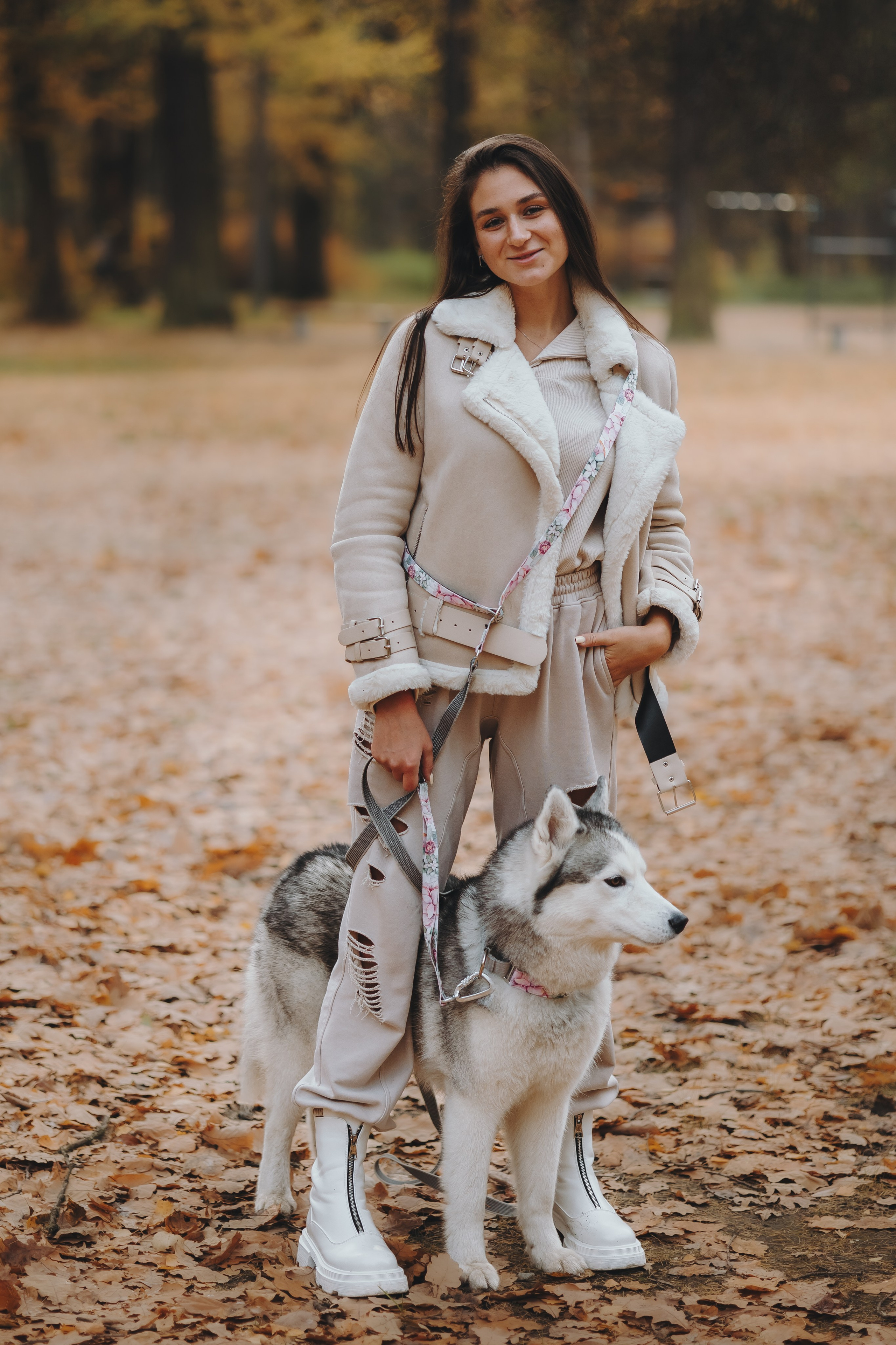 Настя и Айс. Фотограф-анималист в Санкт-Петербурге Алина Яхонт