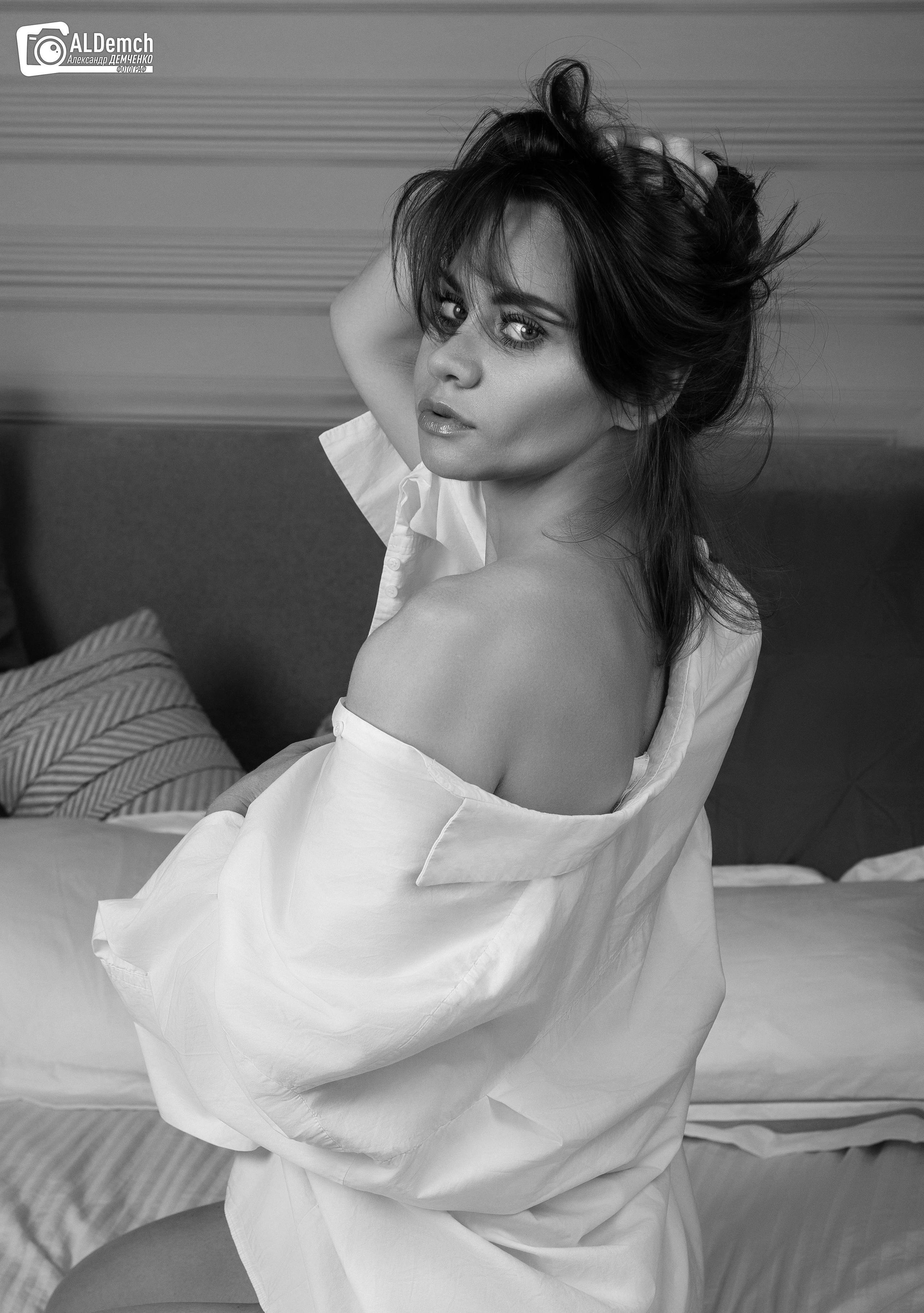 Черно-белая фотосессия в студии в Москве и Дмитрове