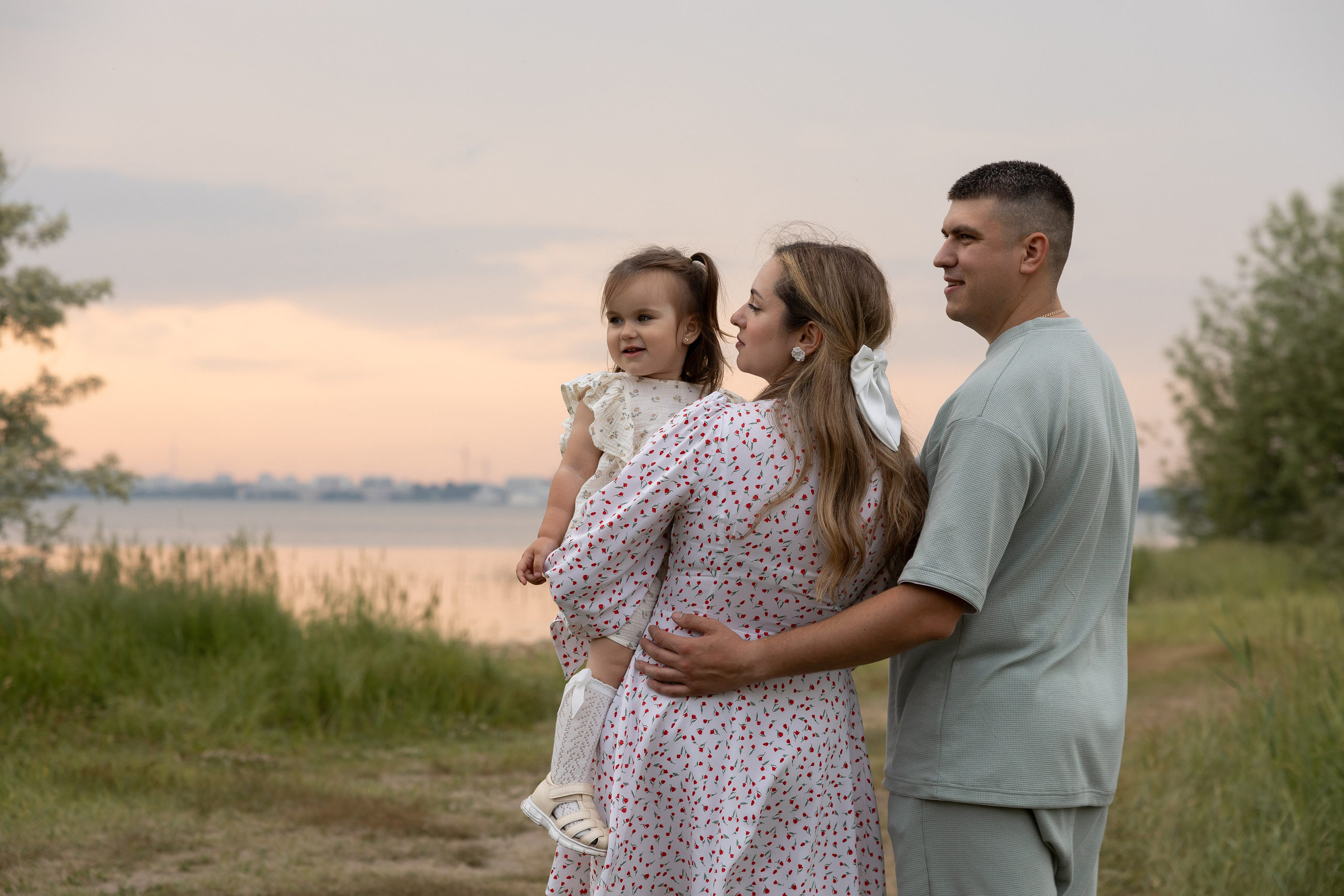 Денис, Наталья и София. Семейный и свадебный фотограф в Челябинске Мария Леонтьева