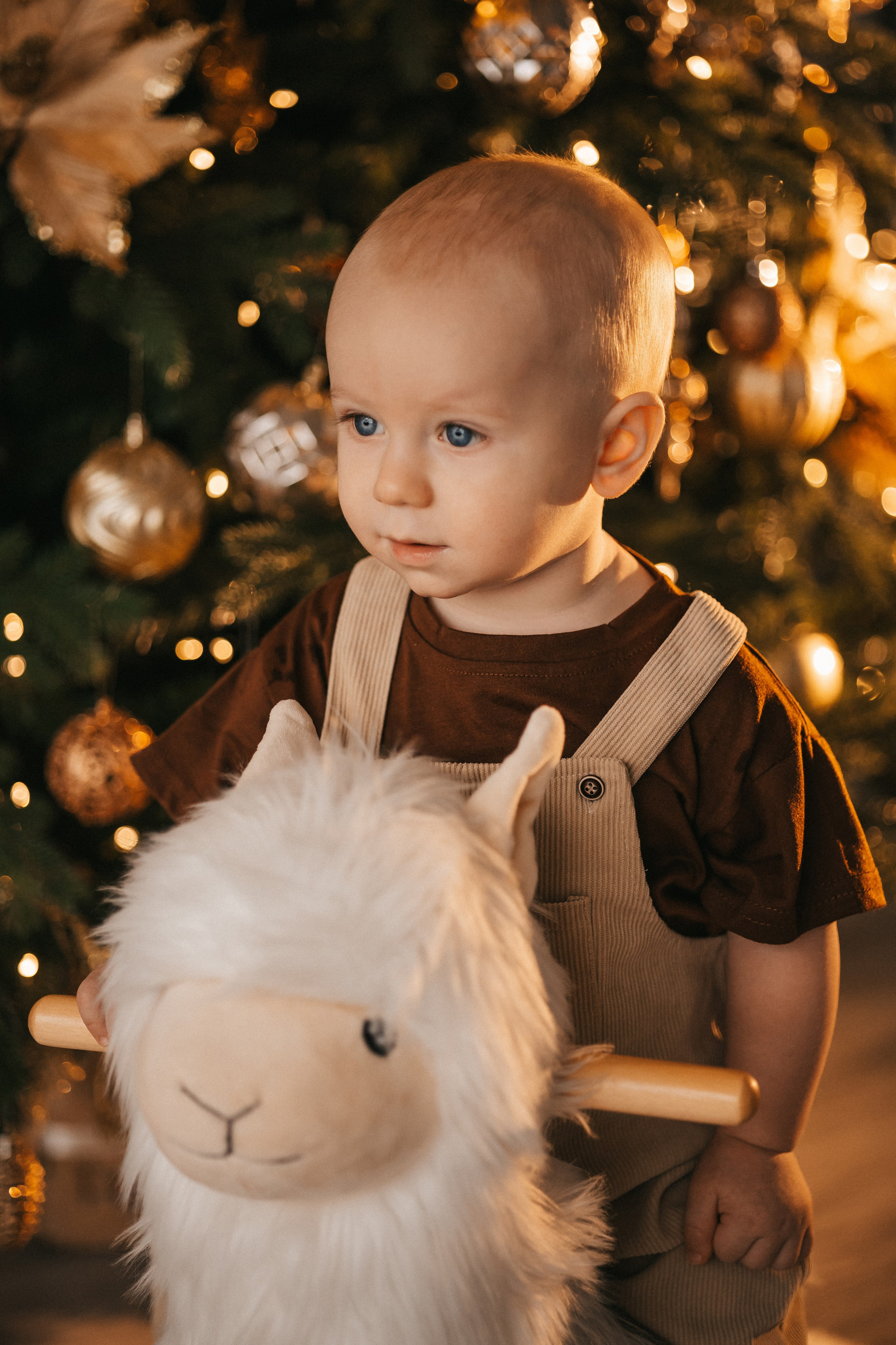 Саше 1 годик в новогодних локациях. Фотограф Нижний Новгород