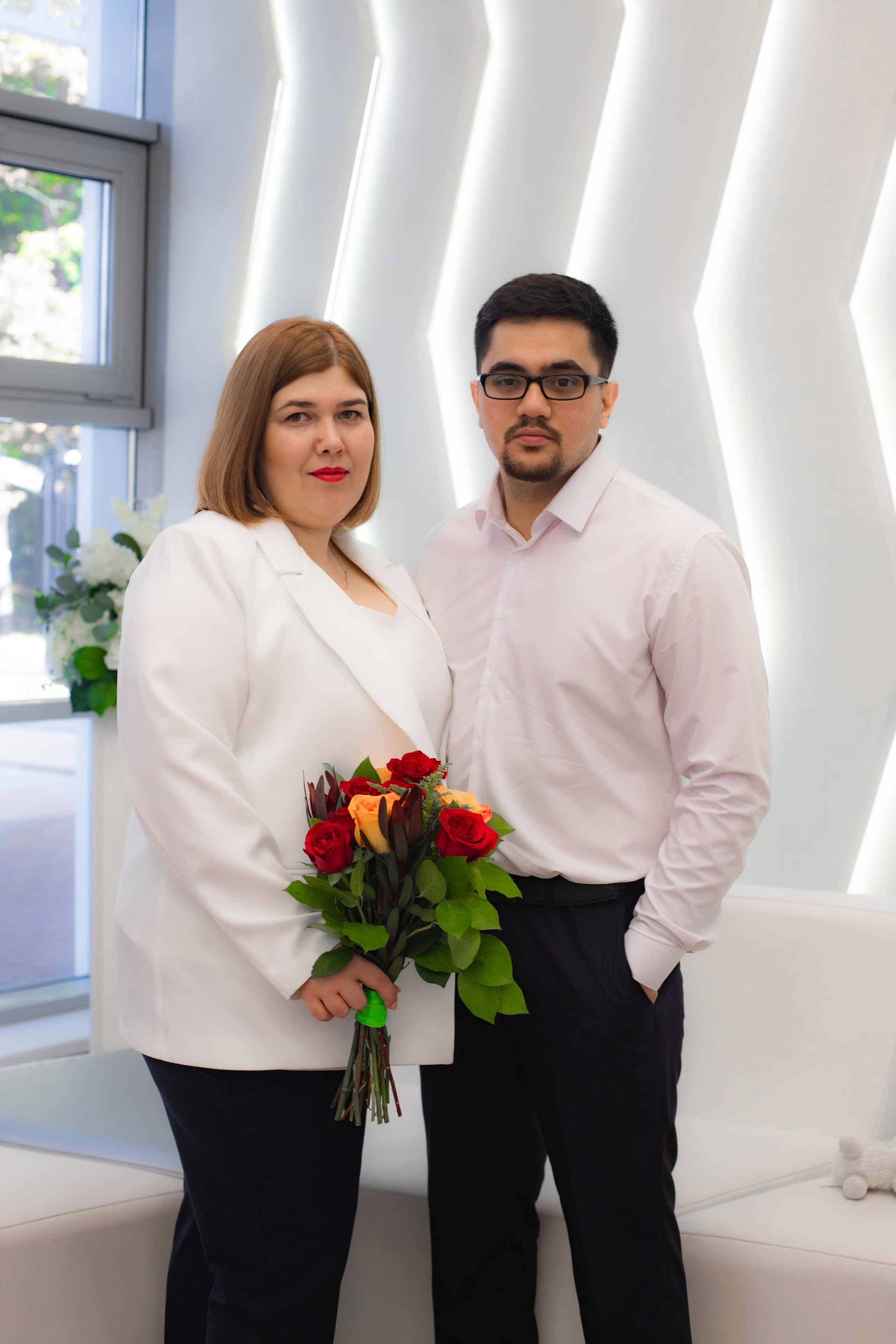 Азиз и Любовь (ЗАГС Домодедово). Семейный и свадебный фотограф Видное Москва Екатерина Пятова