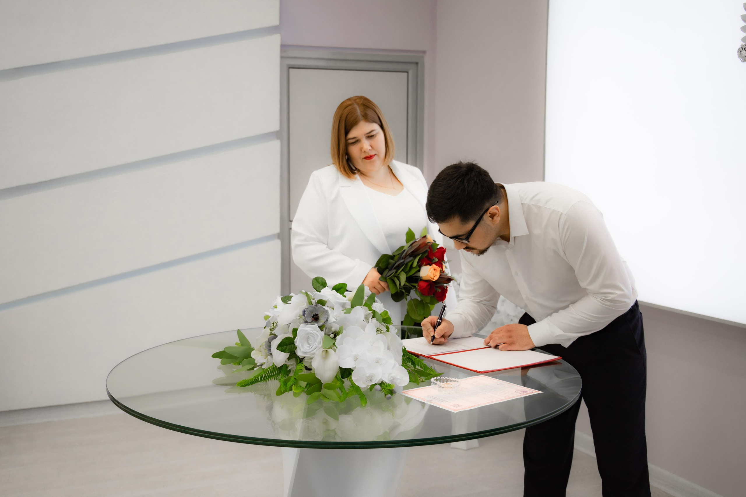 Азиз и Любовь (ЗАГС Домодедово). Семейный и свадебный фотограф Видное Москва Екатерина Пятова