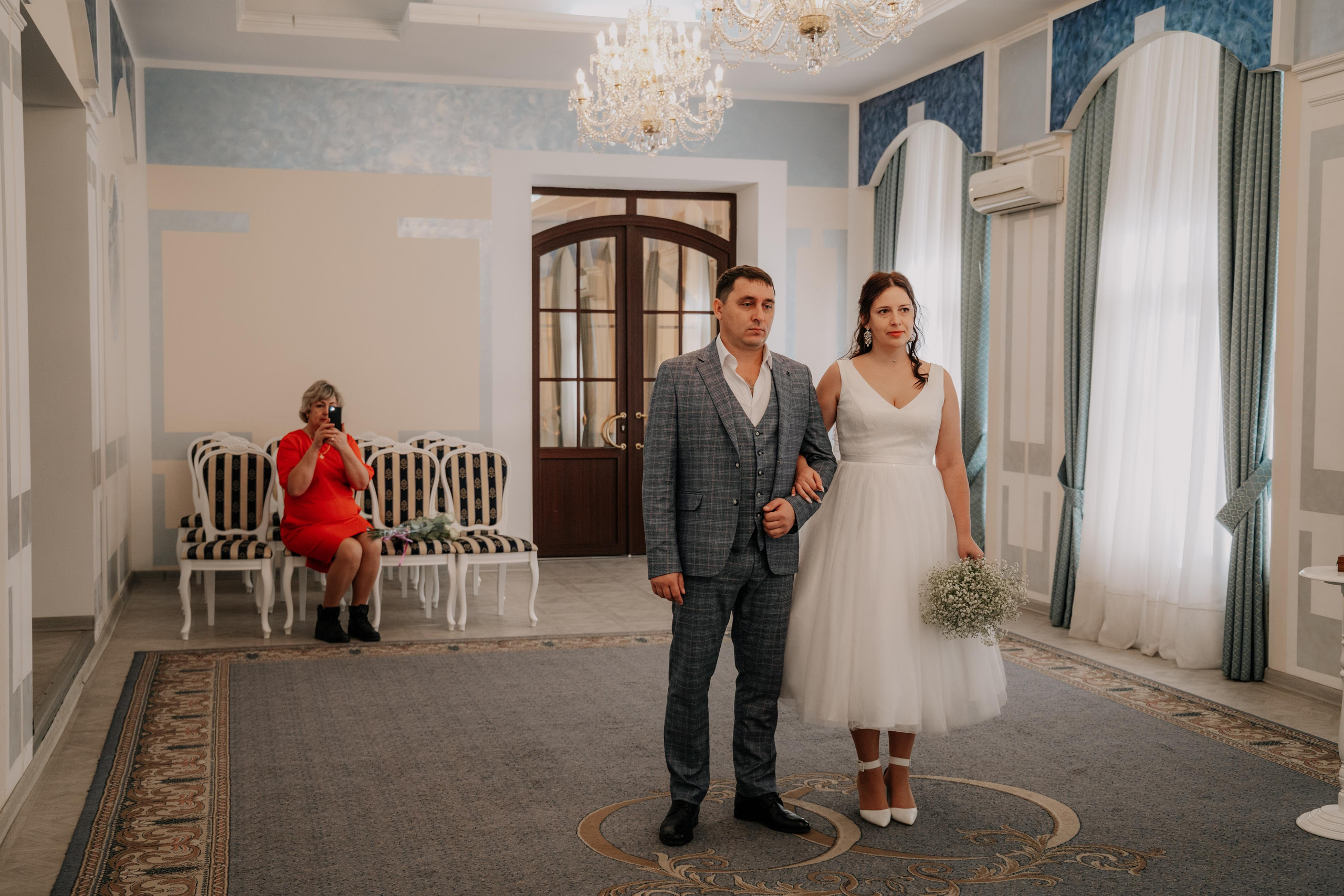 Диана и Александр (Дворец бракосочетания № 3). Семейный и свадебный фотограф Видное Москва Екатерина Пятова