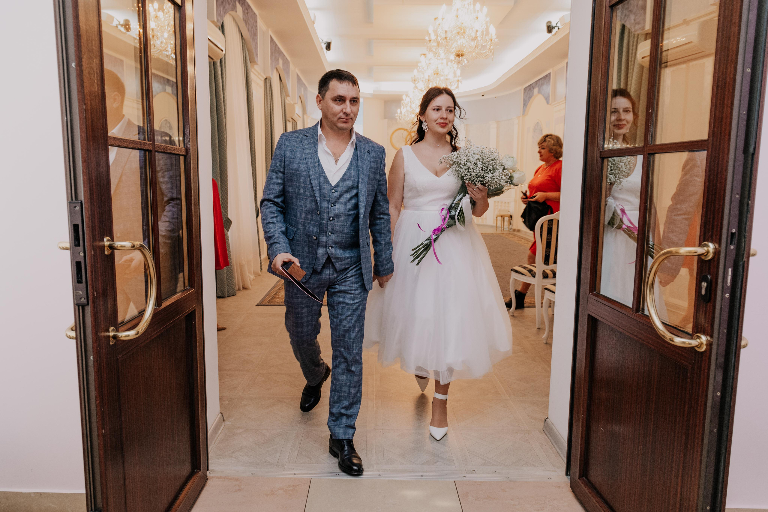 Диана и Александр (Дворец бракосочетания № 3). Семейный и свадебный фотограф Видное Москва Екатерина Пятова
