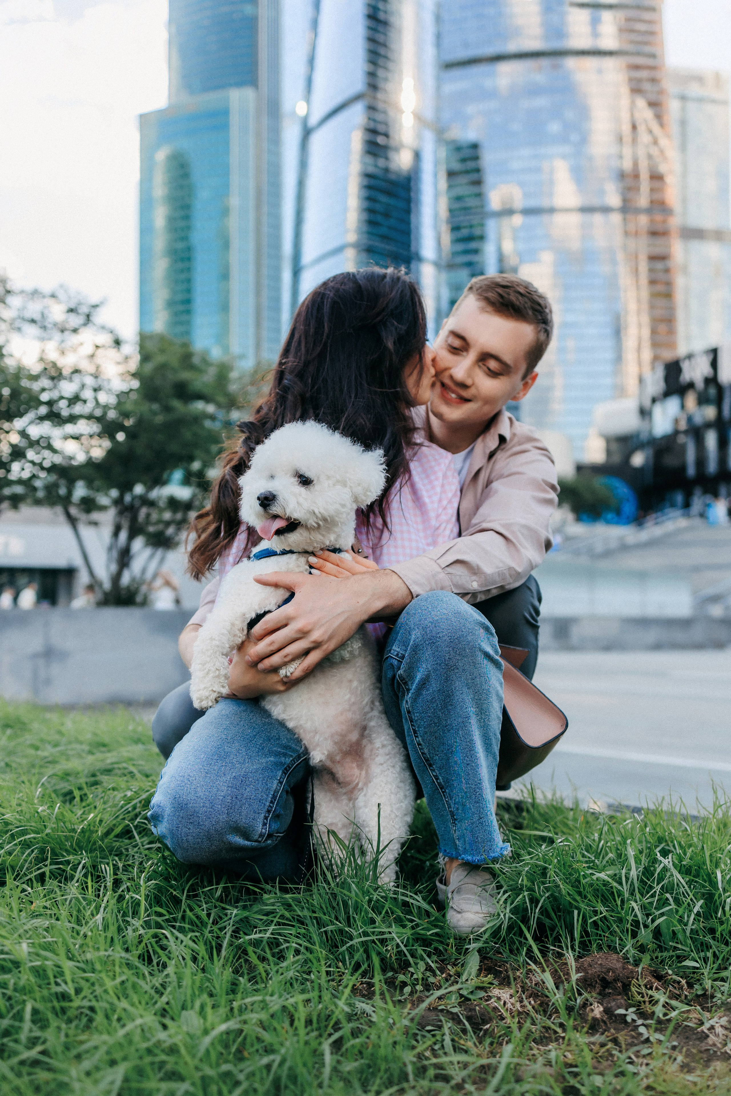 Марина, Данил и Бруно. Фотограф-анималист Елена Радченко, Москва