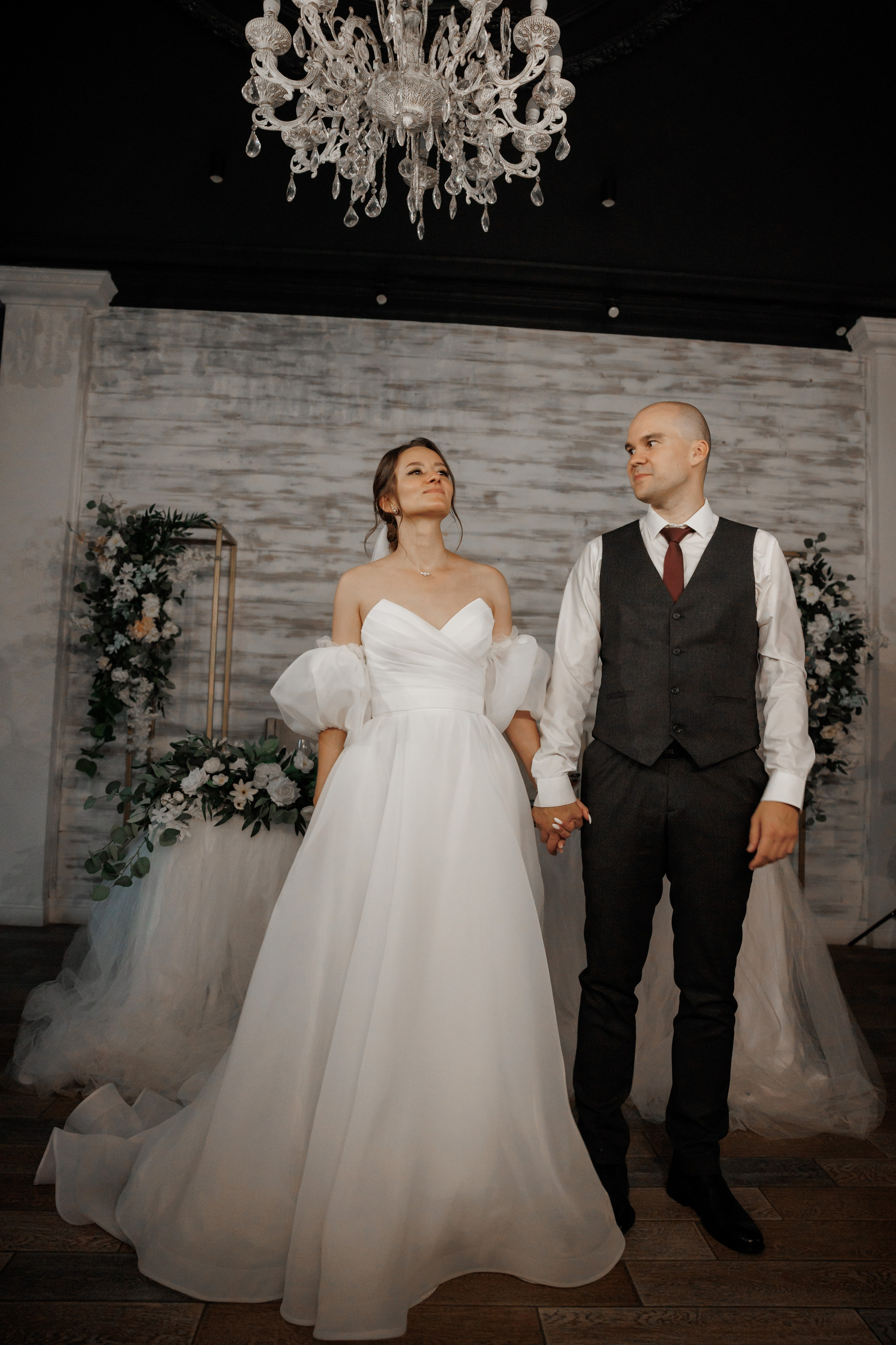 Полина и Дмитрий, загородный клуб «Барин», ЗАГС в г. Пушкино. Свадебный и репортажный фотограф (Москва, Королев и другие)