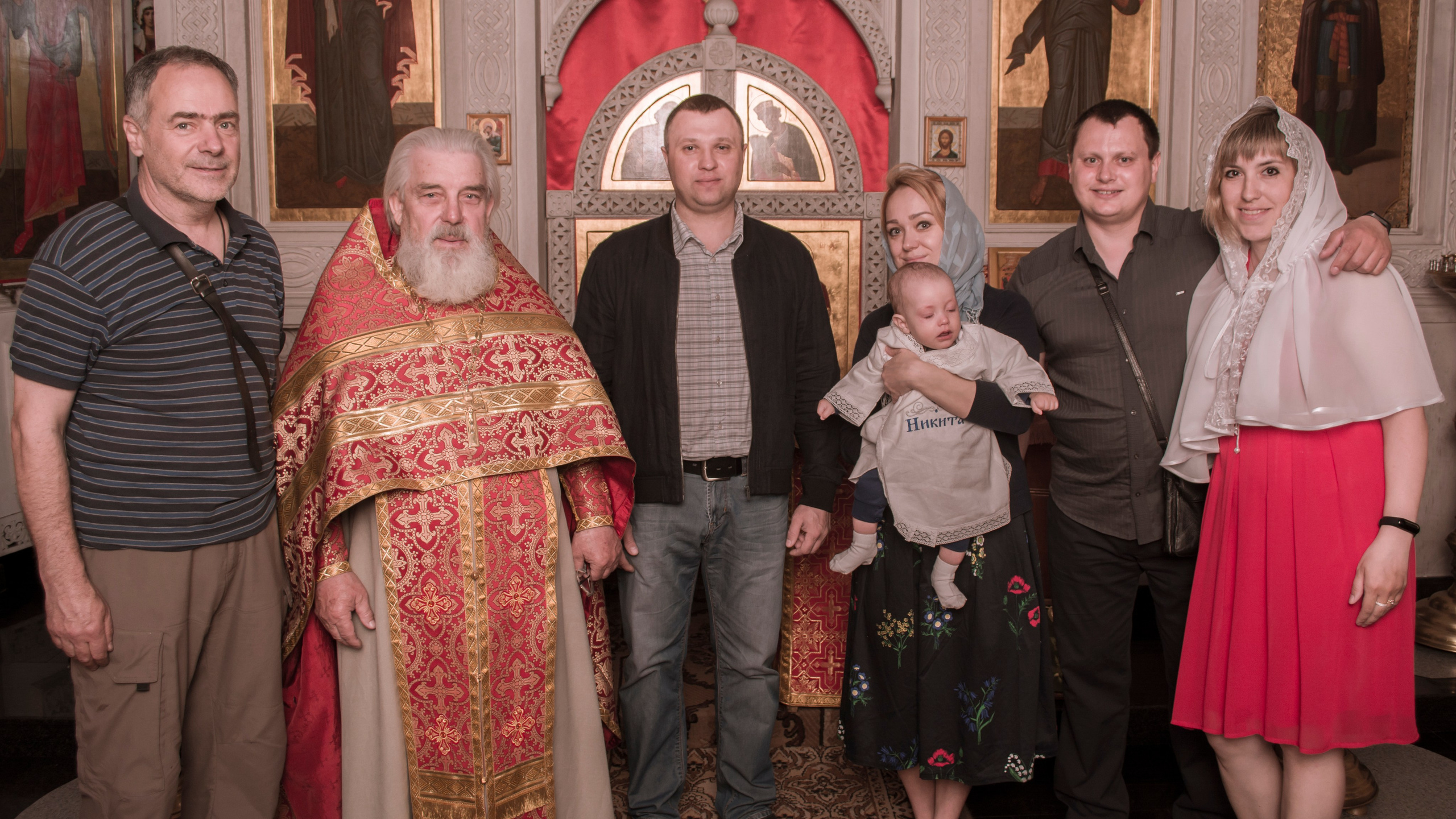 Крещение Никиты в храме Михаила Тверского г. Тверь. Фотограф Евгений Егоров