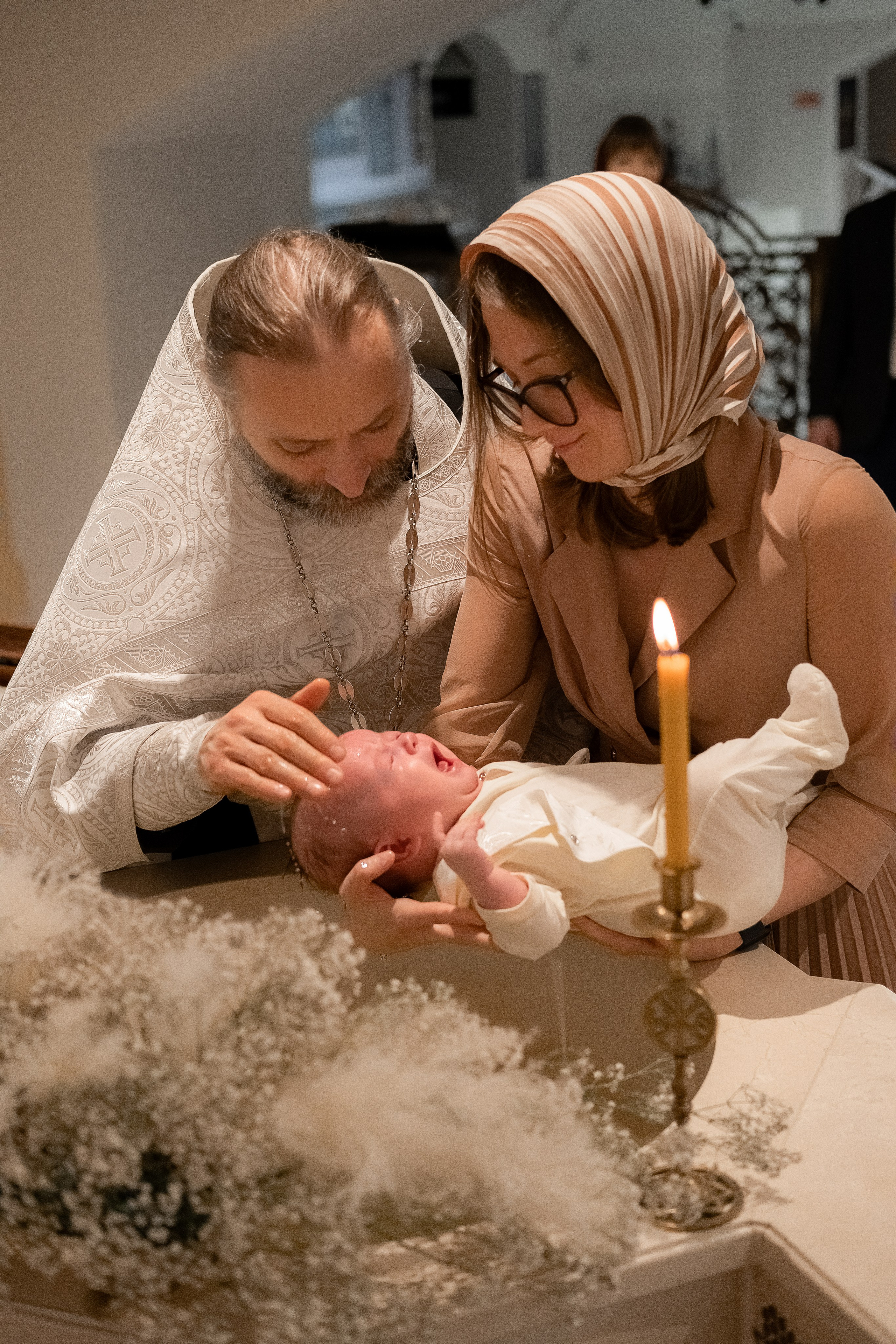 Таинство крещения. Семейный и женский фотограф в Санкт-Петербурге