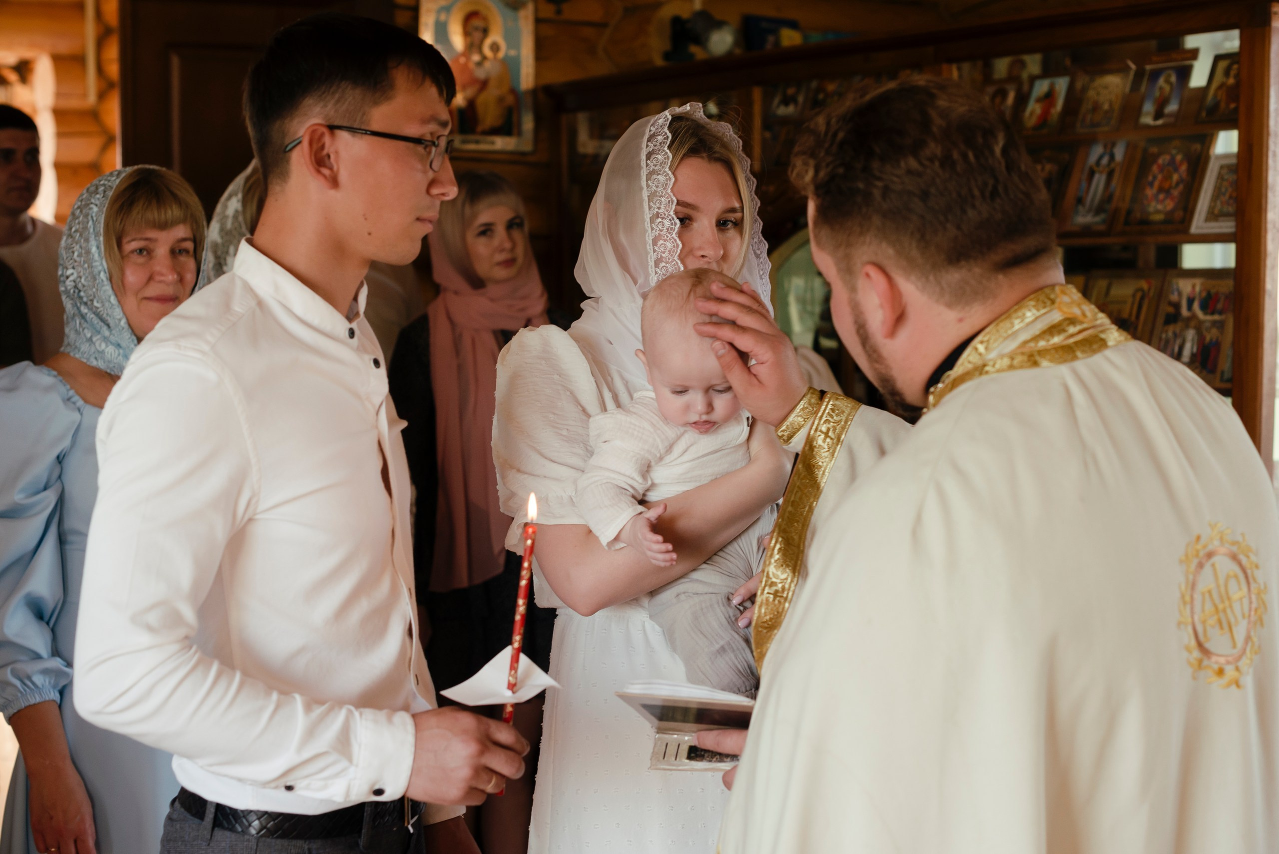 Таинство Крещения. Фотограф Дарья Семина
