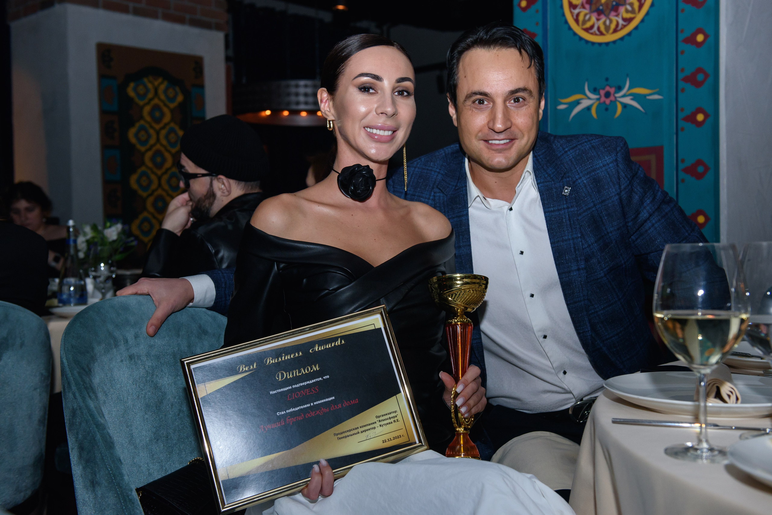 Личный фотограф на бизнес-церемонию, ресторан Caspian. Бренд-фотограф для экспертов и блогеров в Москве Влада Горбовская