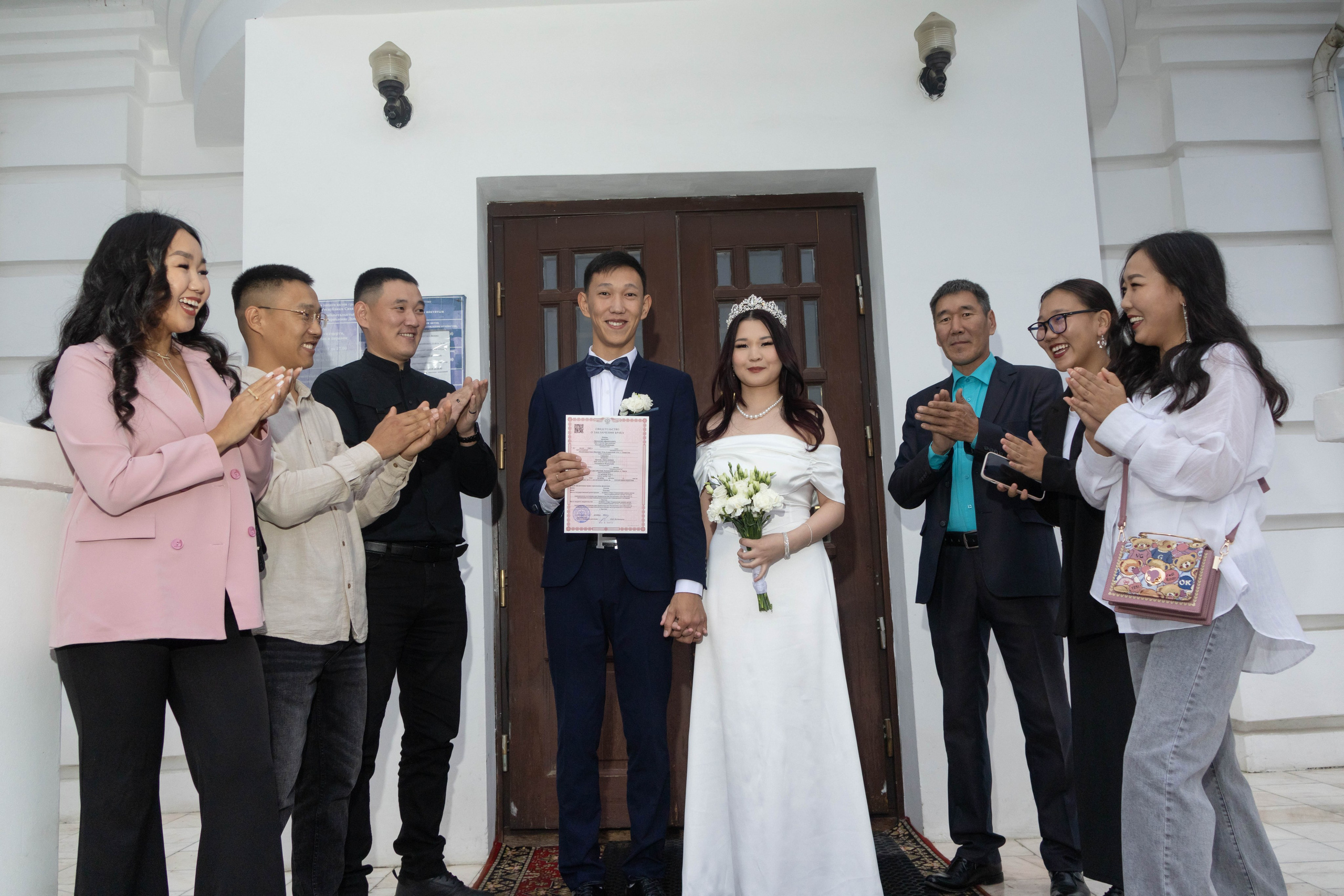 Осенняя регистрация. Фотограф Якутск Зоя Николаева