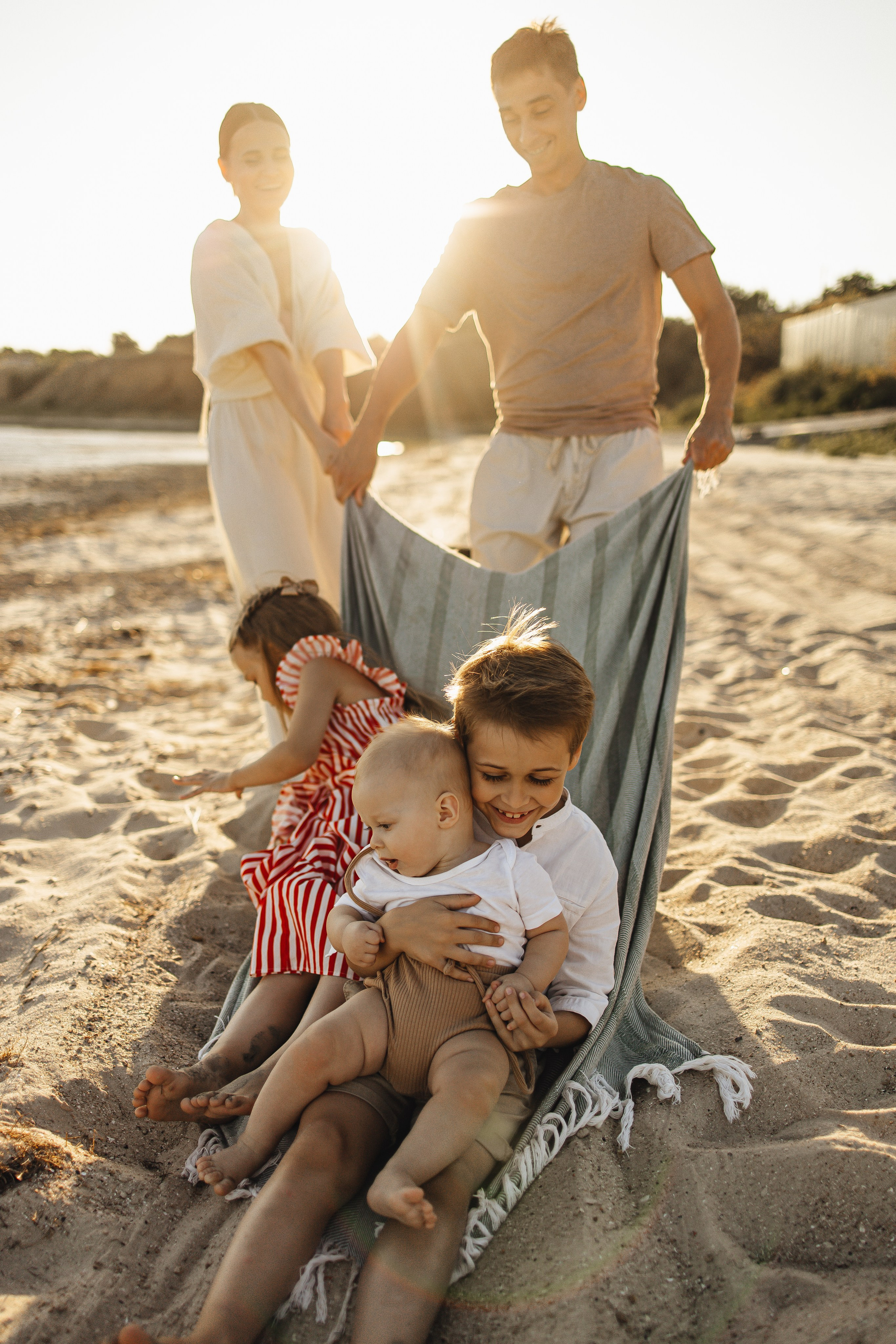 Летняя история на берегу. Семейный и детский фотограф, таганрог, ростов-на-дону