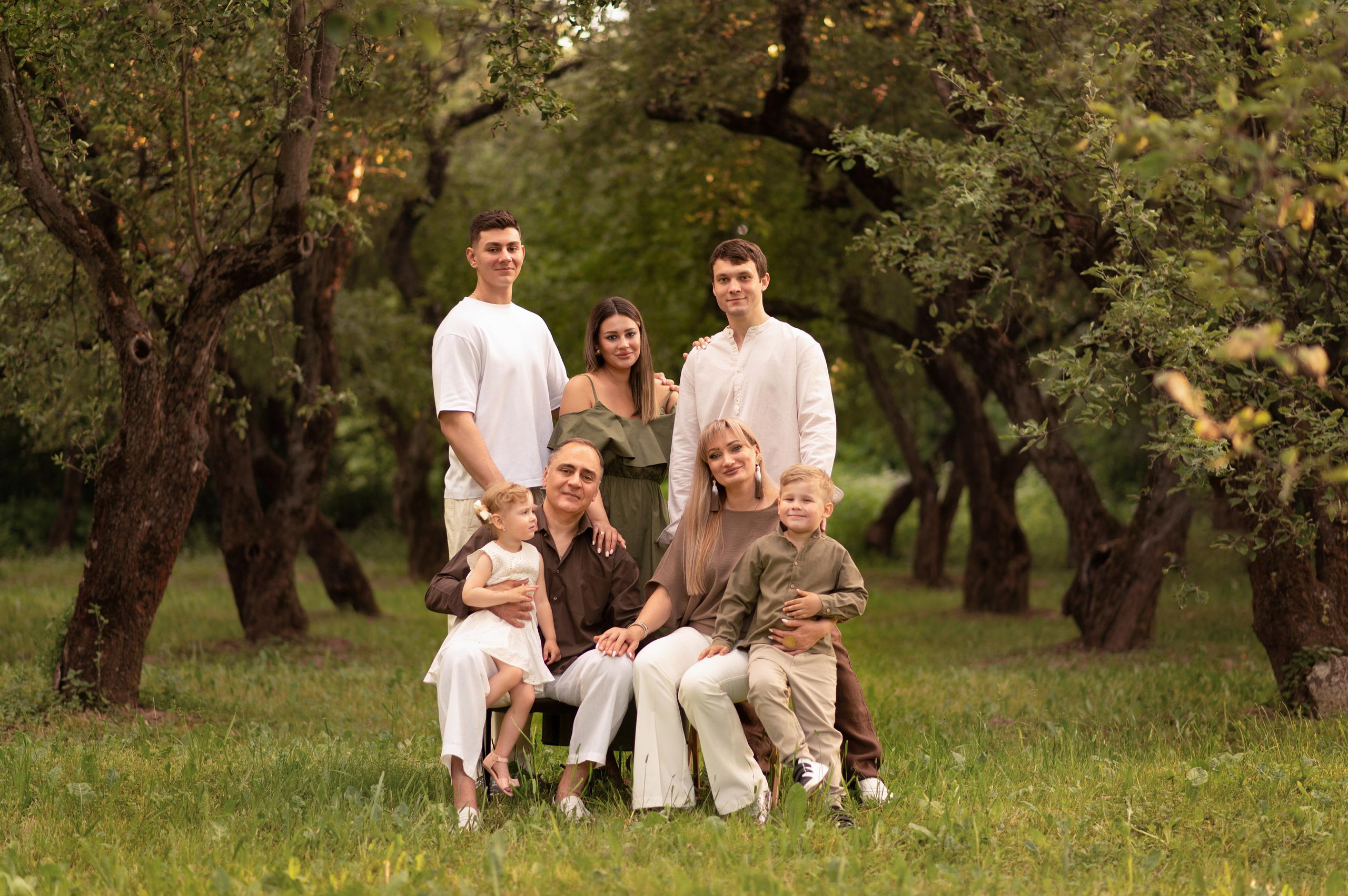 Семейная съемка на природе. Семейный и детский фотограф в Москве Анна Оськина