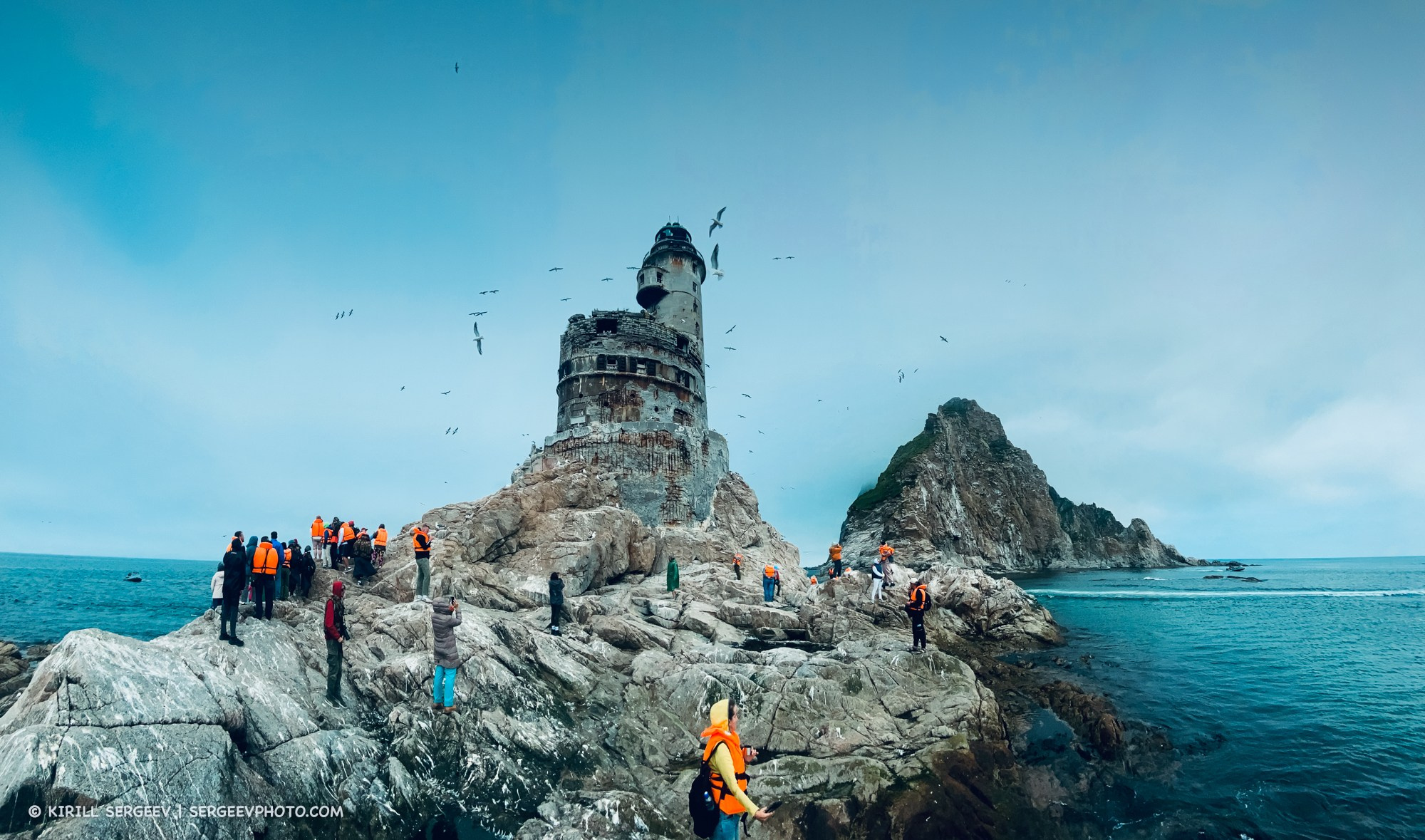 Aniva Lighthouse. Sakhalin Island
