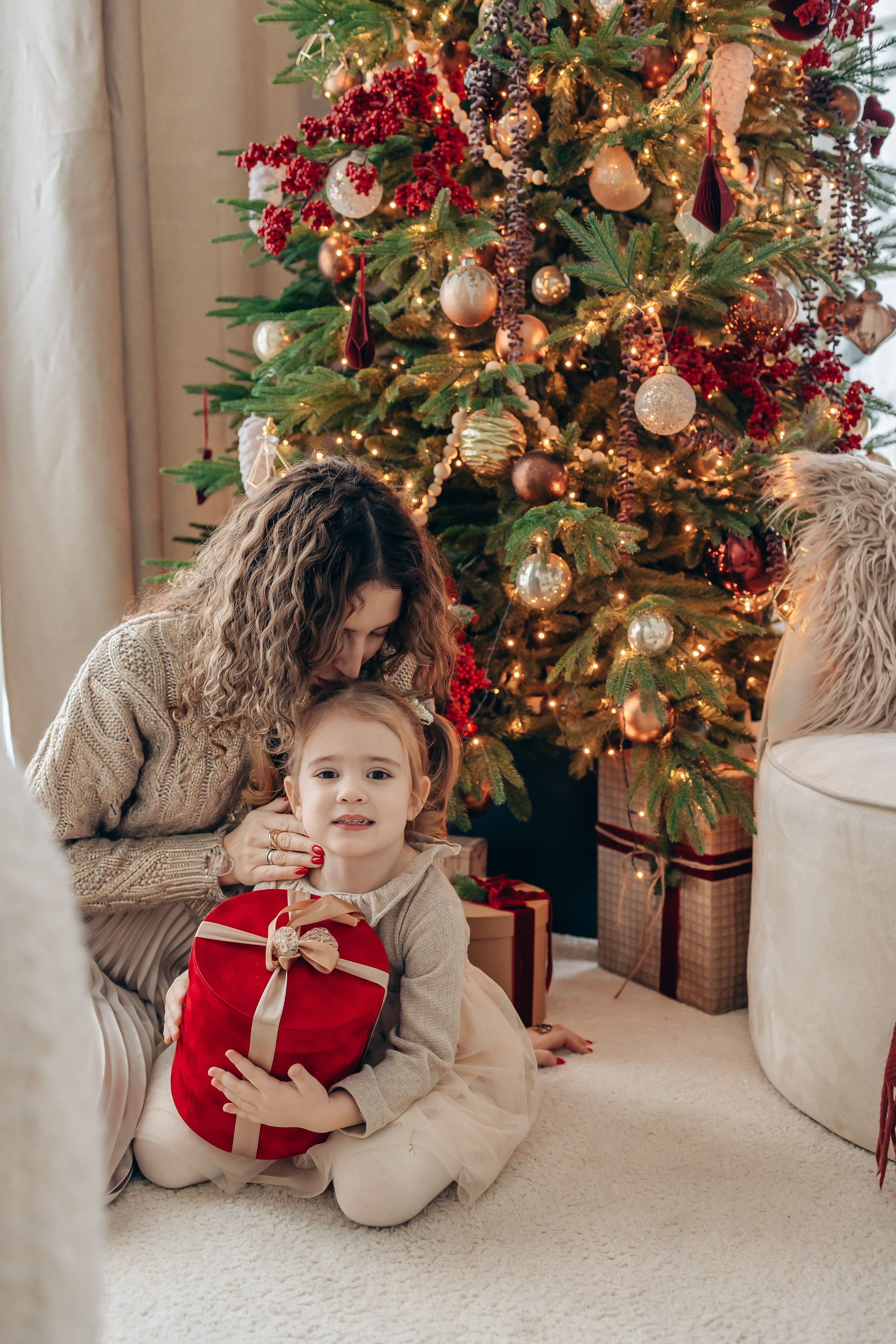 Новый год в студии. Фотограф Алена Малинина в Санкт-Петербурге Пушкин Питер СПб Семейные и детские фотосессии
