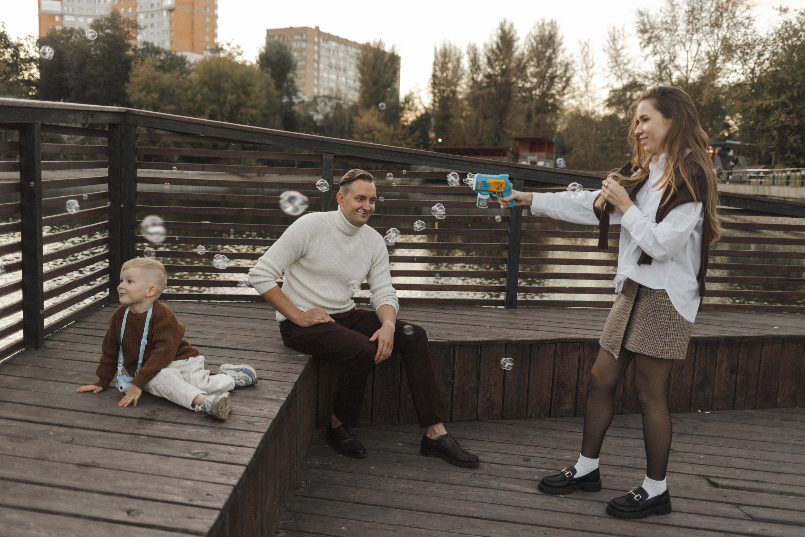 Илья, Марина и Максим. Семейный фотограф в Москве