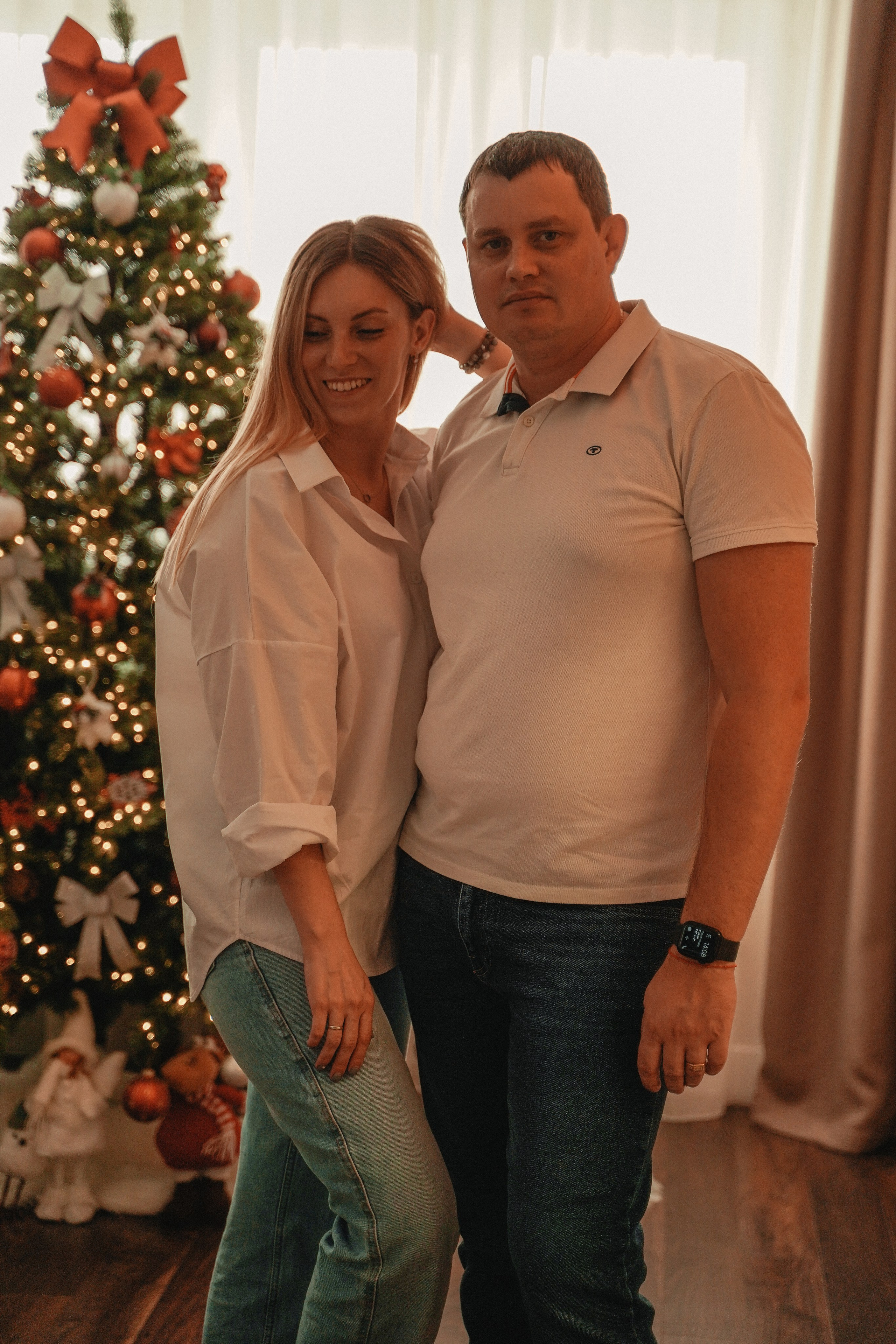 Домашняя Новогодняя фотосессия. Семейный и женский фотограф в Краснодаре Анастасия Приймак