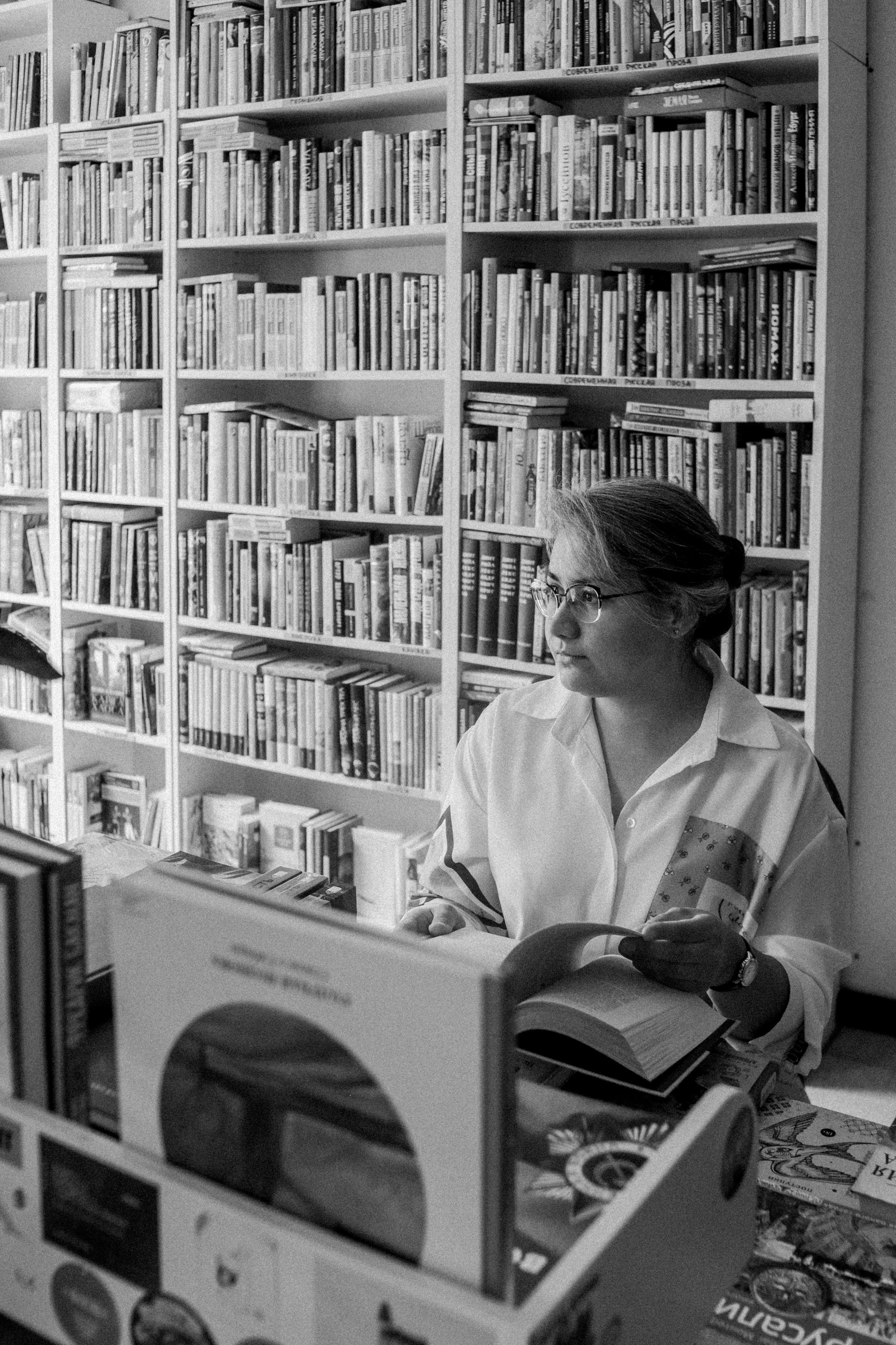 Книжный магазин «Бакен». Портретный фотограф в Красноярске Аня Медведева