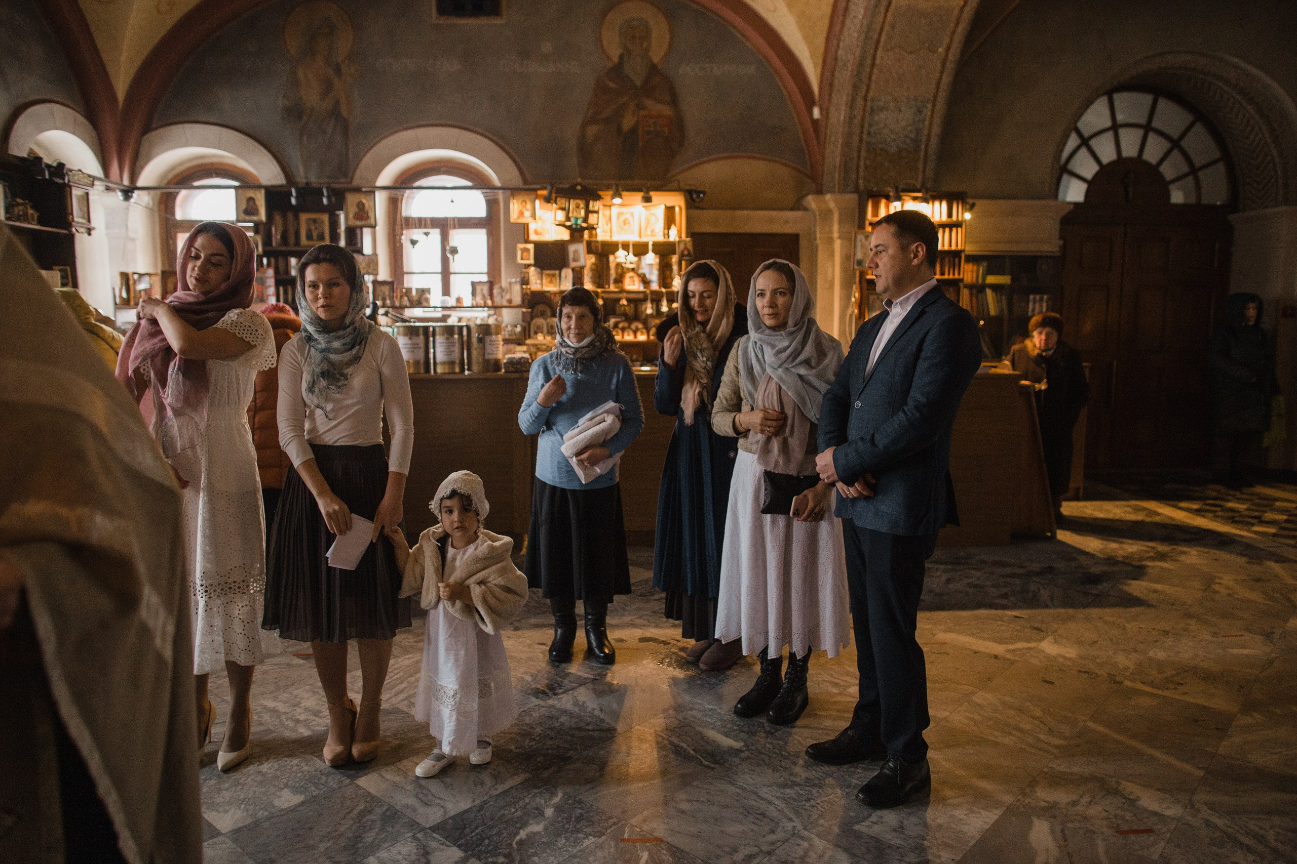 Крещение. Репортажный и свадебный фотограф в Москве Лена Таращенко