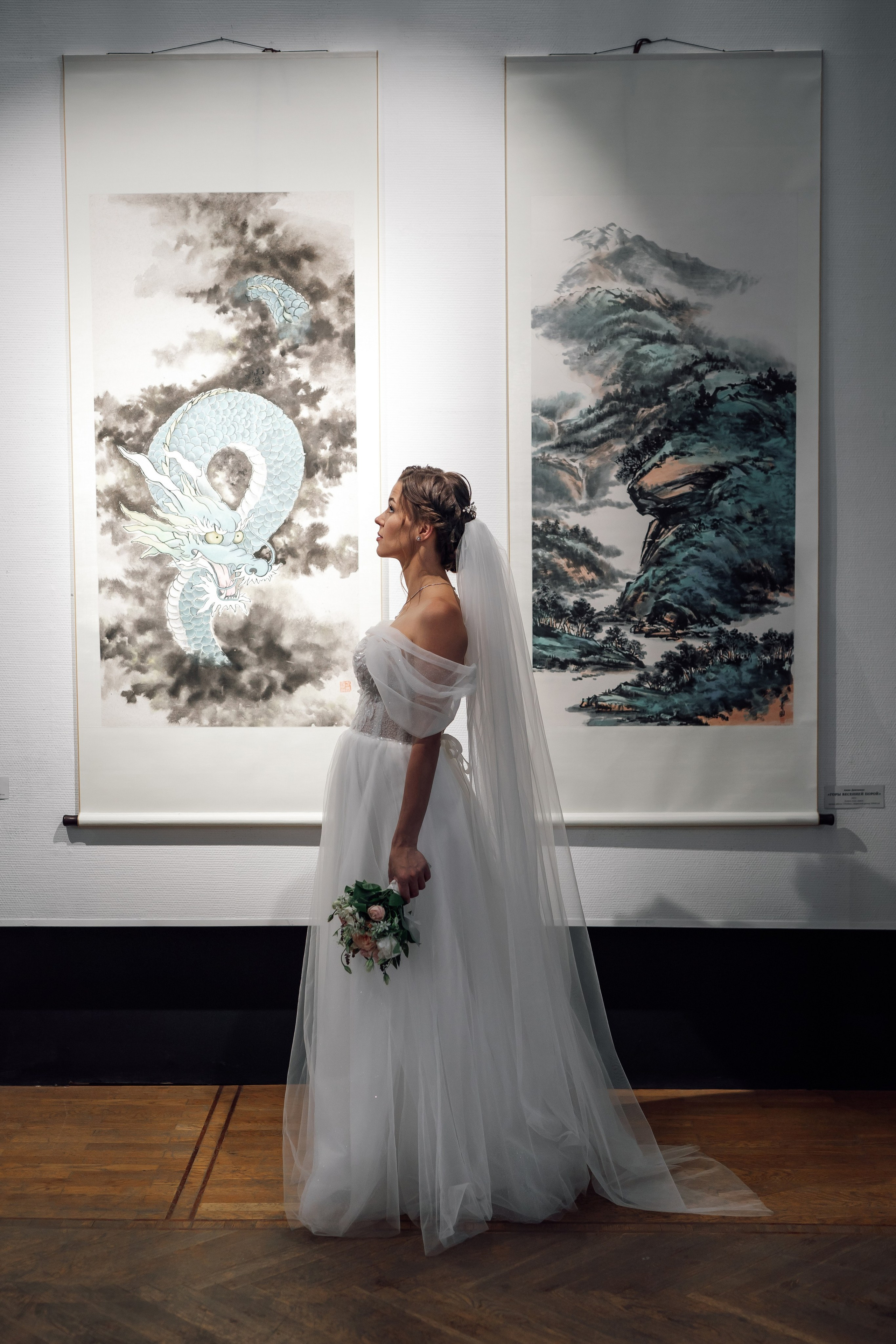 Свадебный день Яны и Максима, прогулка в лесу, Картинная галерея в Тамбове. Свадебный фотограф в Тамбове Павел Четвертков