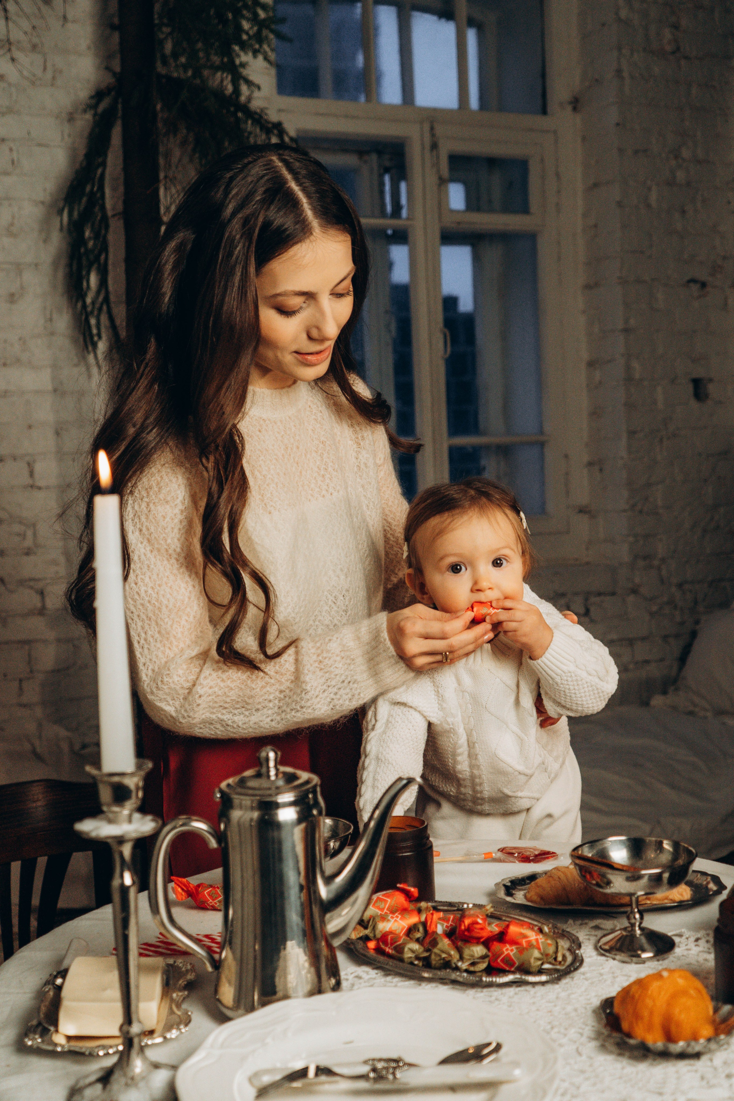 Анастасия и Мира. Студия «Мох». Фотограф Москва Валерия Веденина
