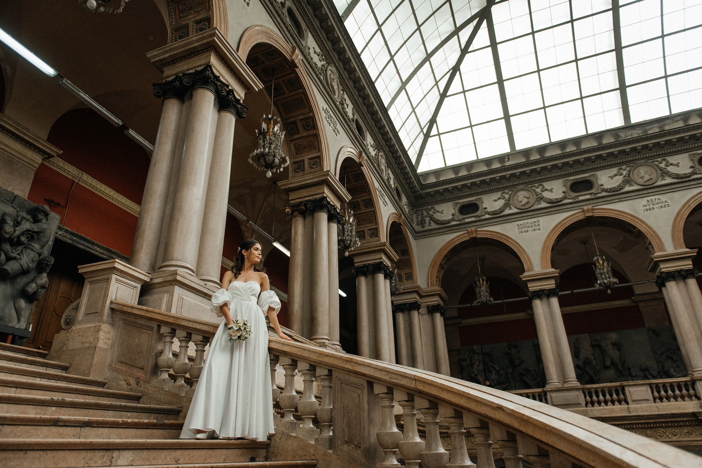 свадебная фотосессия в академии Штиглица