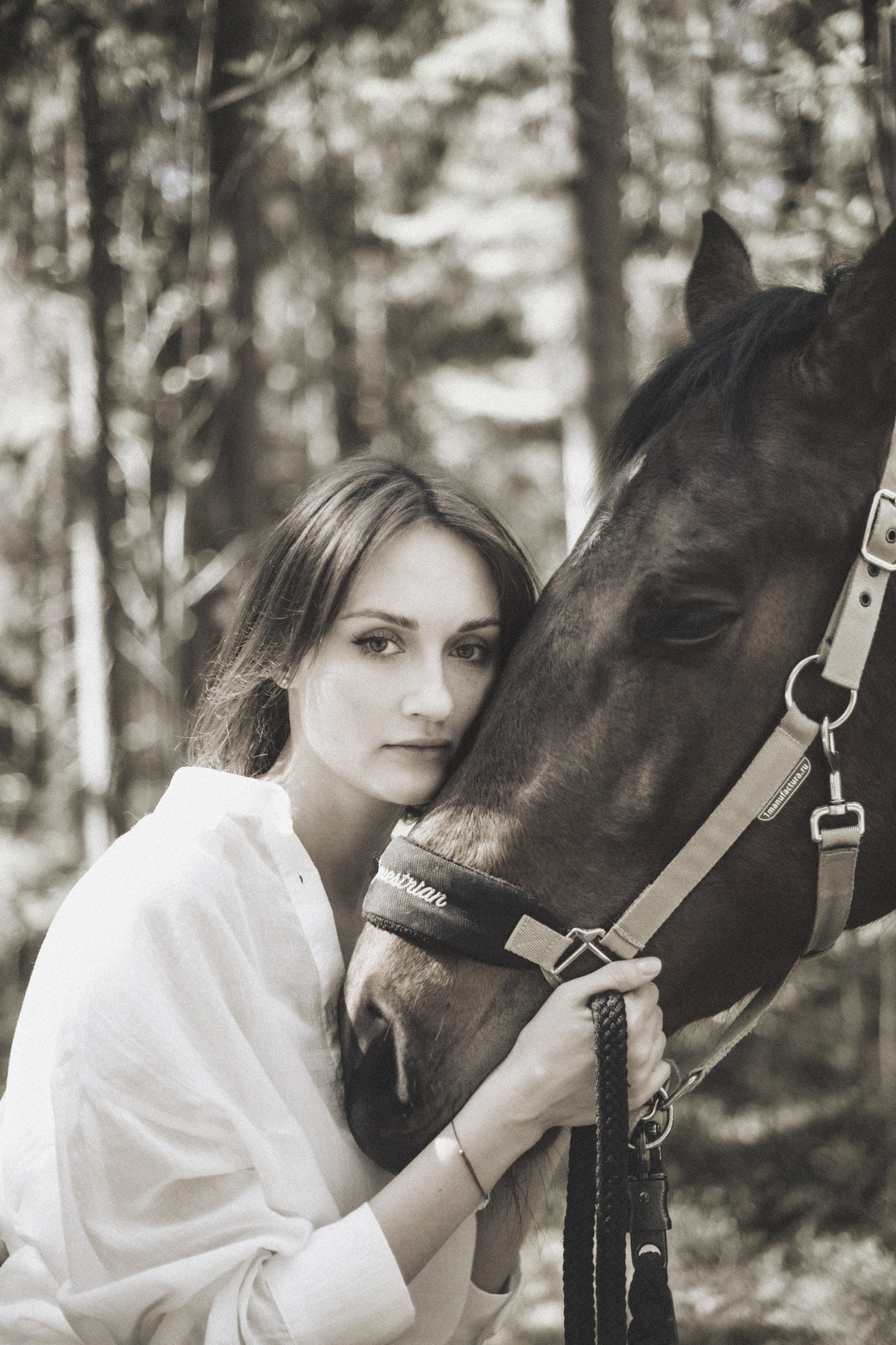 Наташа. Съёмка с лошадкой. Lickord