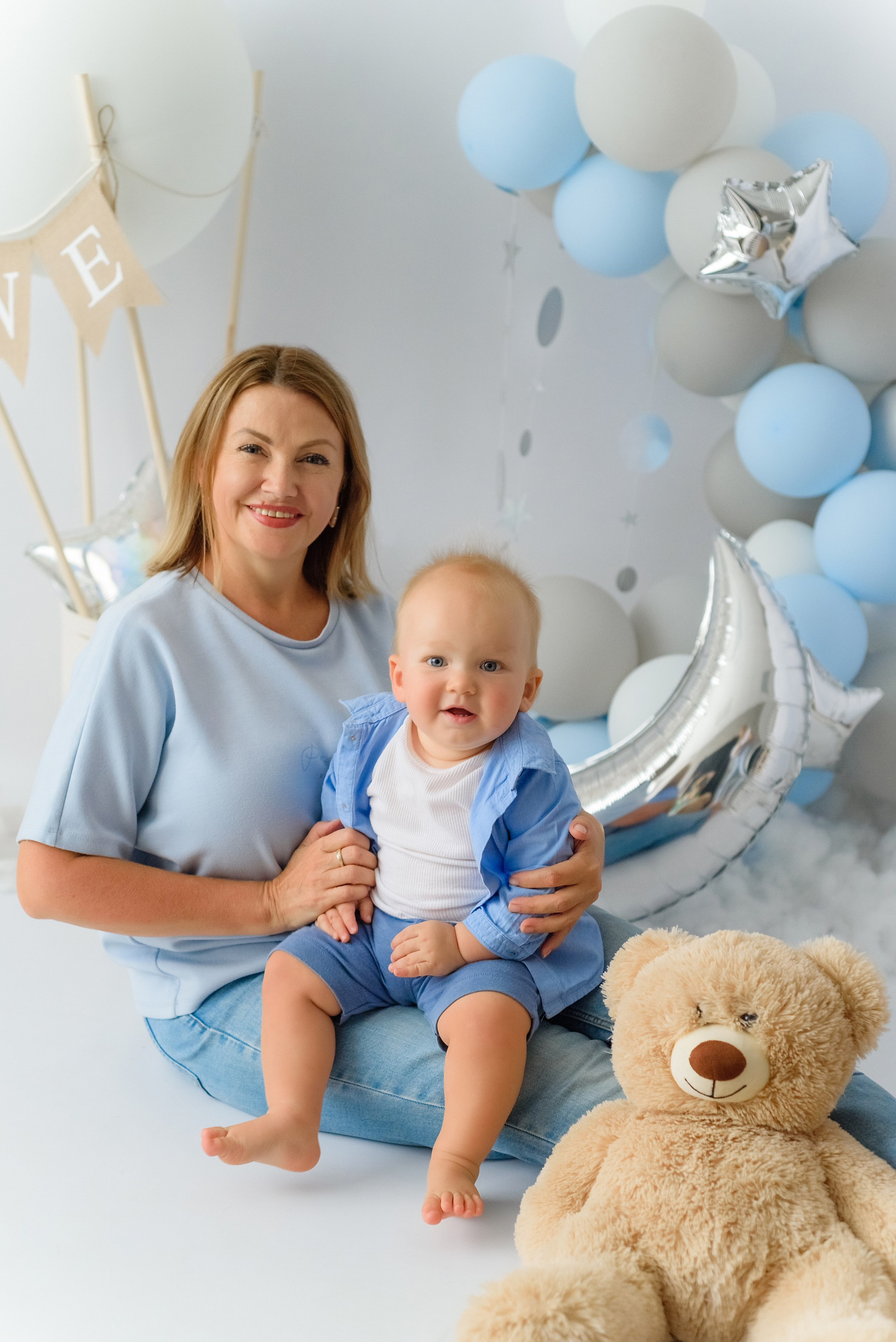 «Лунный свет» Юре 1 годик. Детский Фотограф |Фотограф на годик в Брянске Ирина Романова