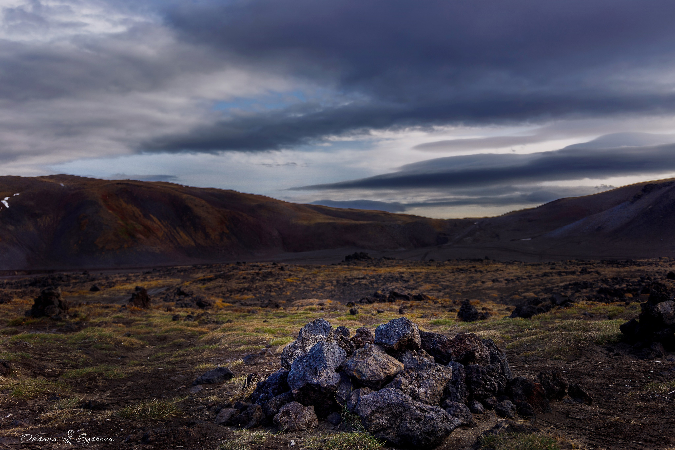 кратер вулкана Горелый
