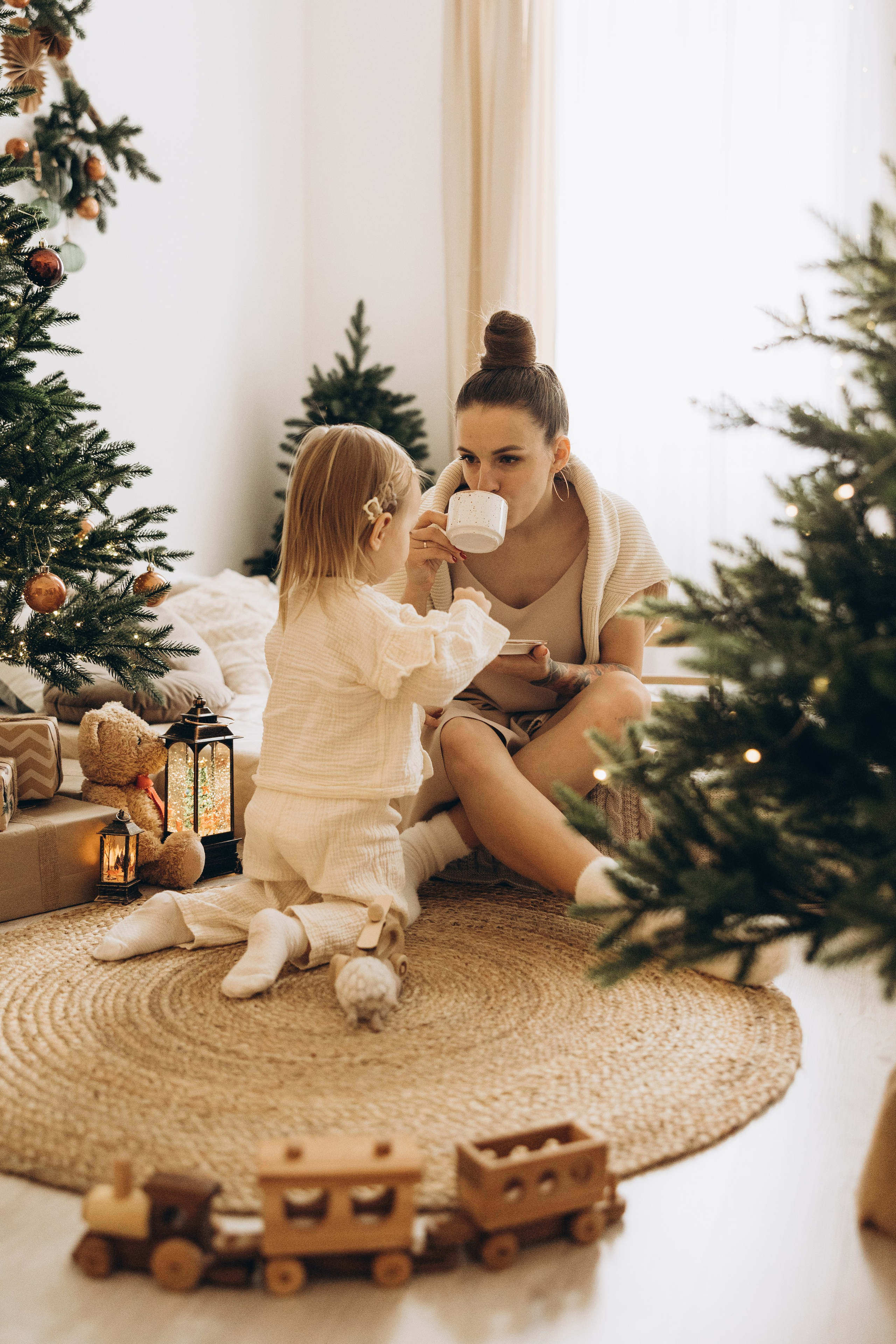 Ольга и Мирослава НГ. Семейный фотограф в Москве Виктория Ястребинская