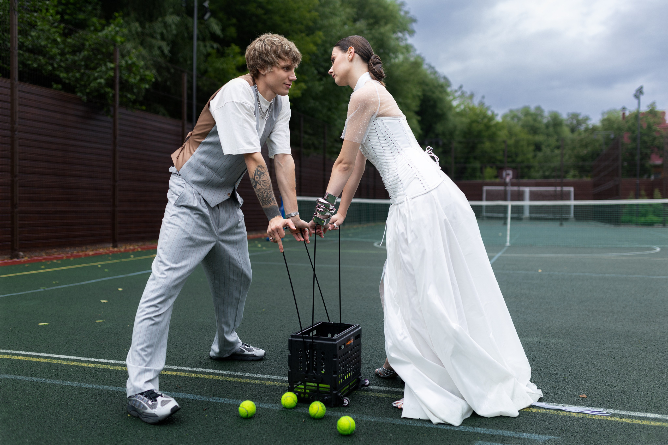 Александр и Эля. Теннис и свадьба. Почему бы и нет?. Дмитрий Шульгин, портретный фотограф в Воронеже